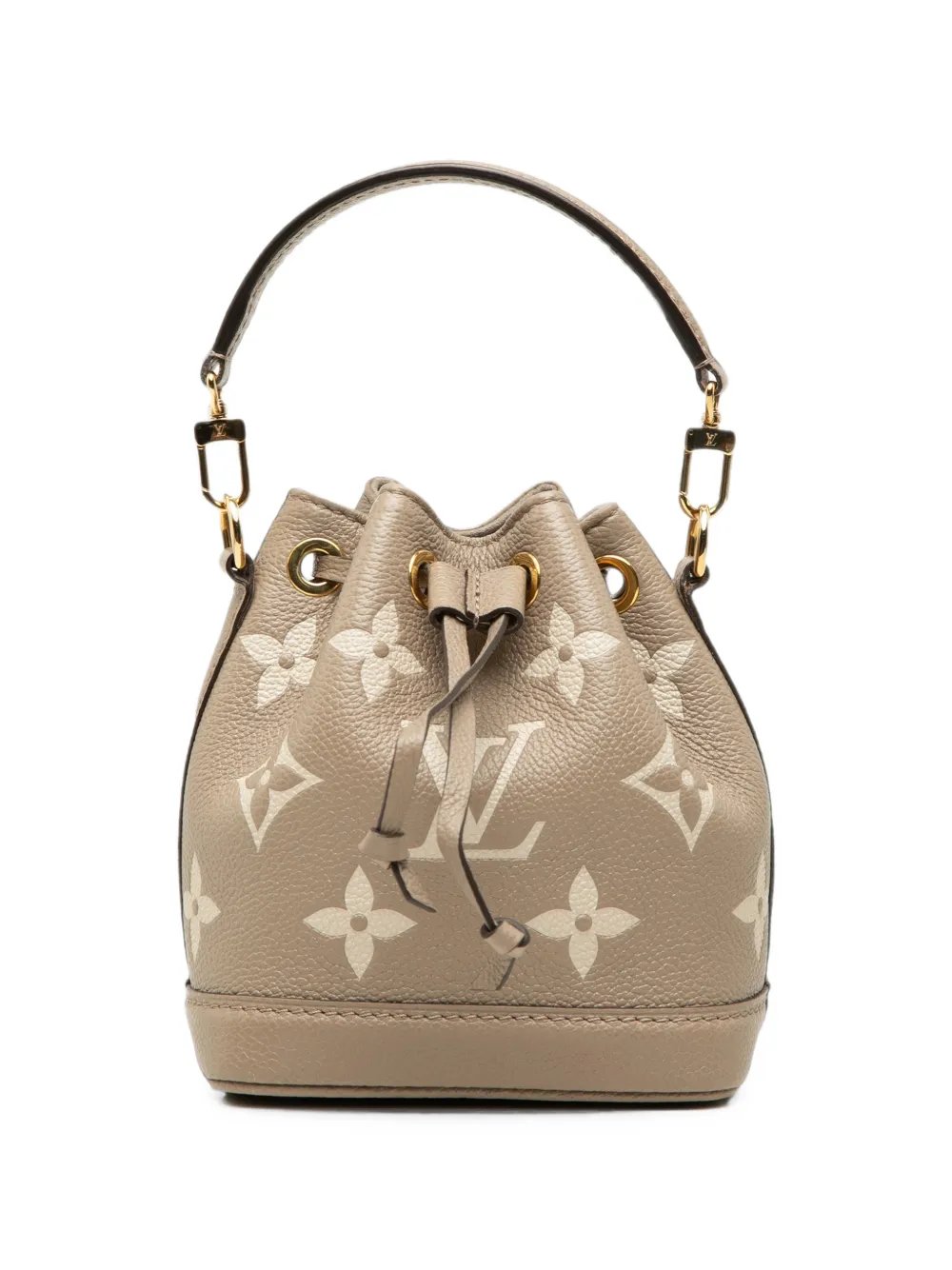 2000-2026 Bicolor Monogram Empreinte Nano Noe bucket bag