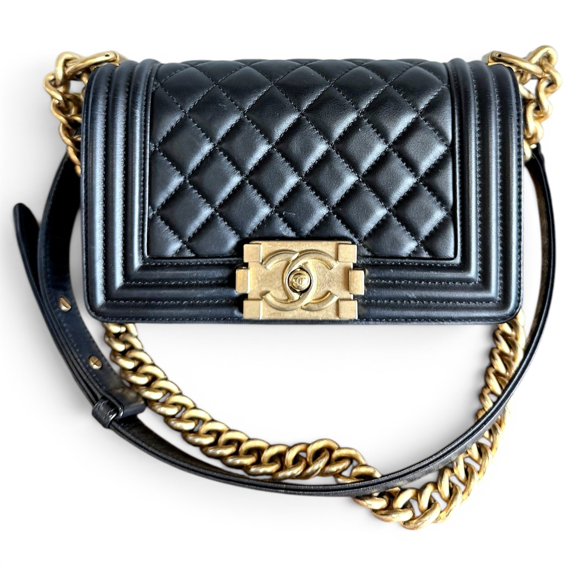 Boy leather handbag