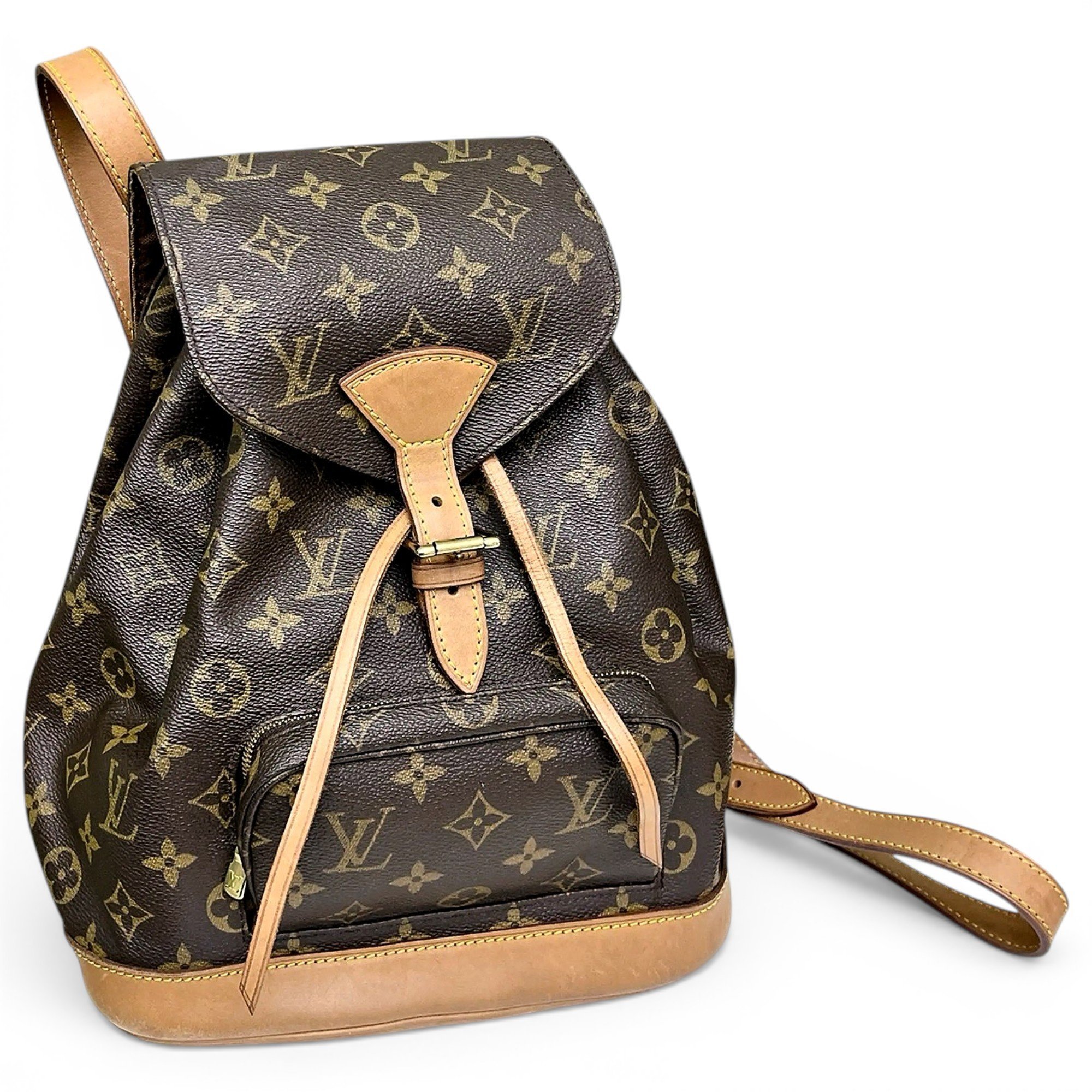 Leather backpack