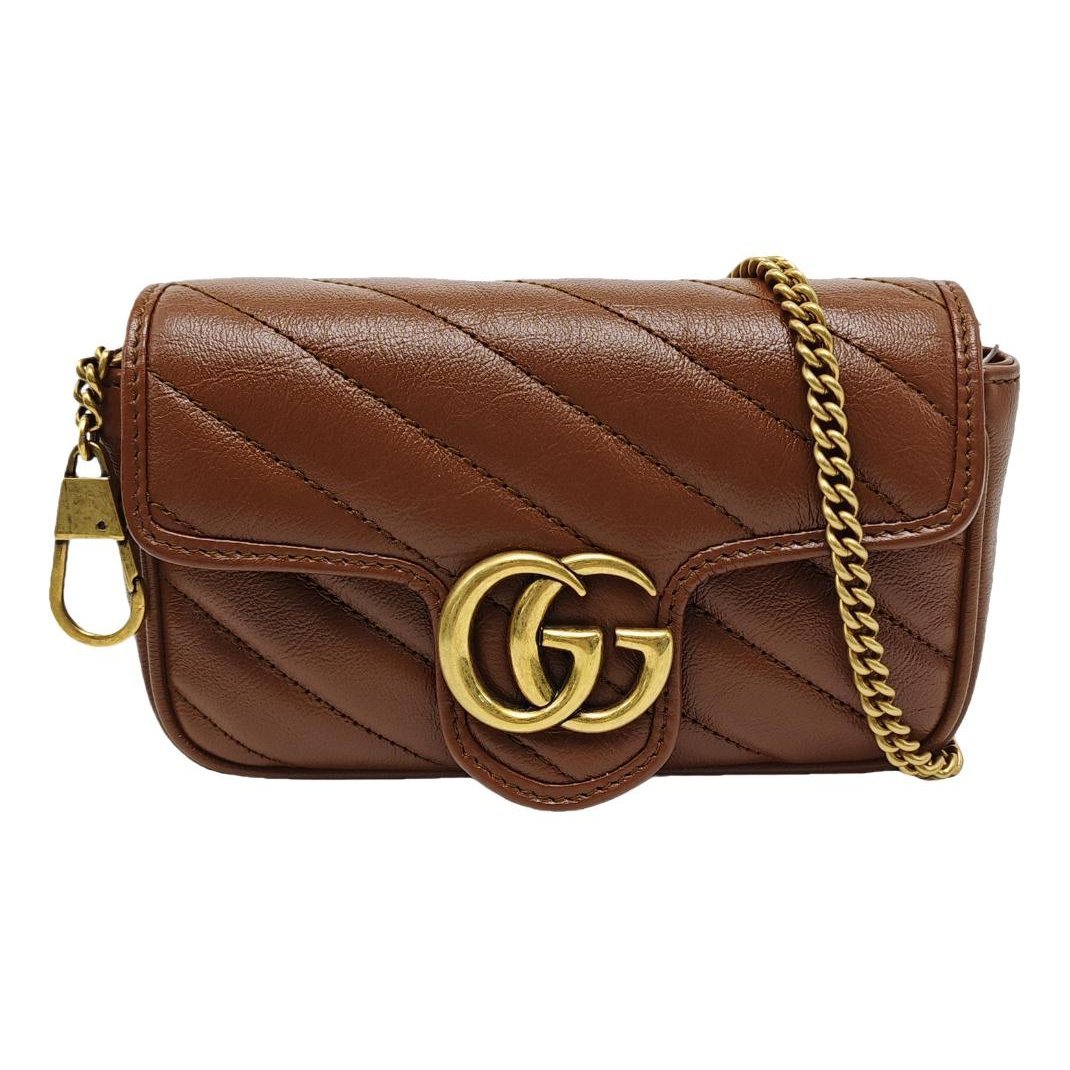 GG Marmont Flap leather handbag