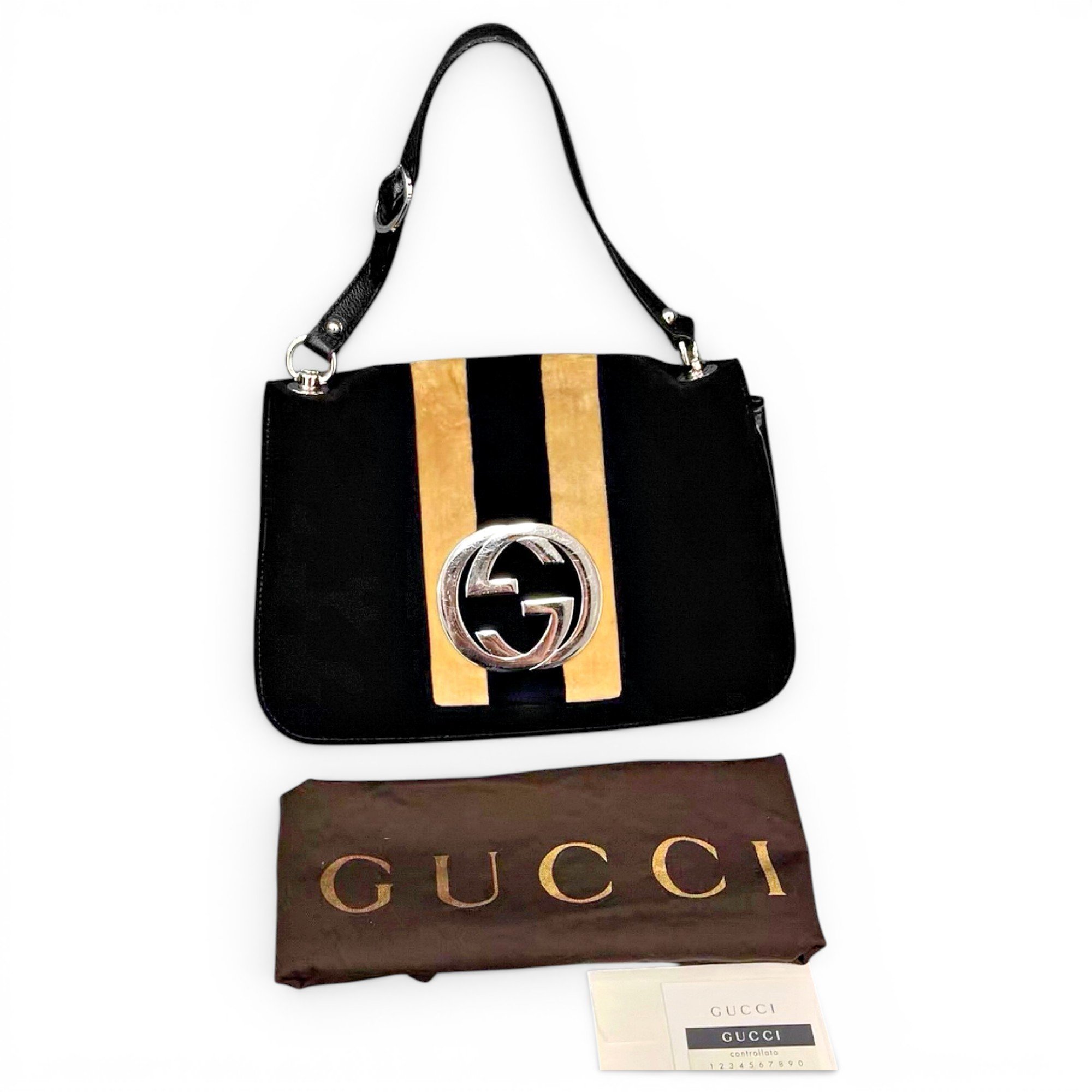 Velvet handbag