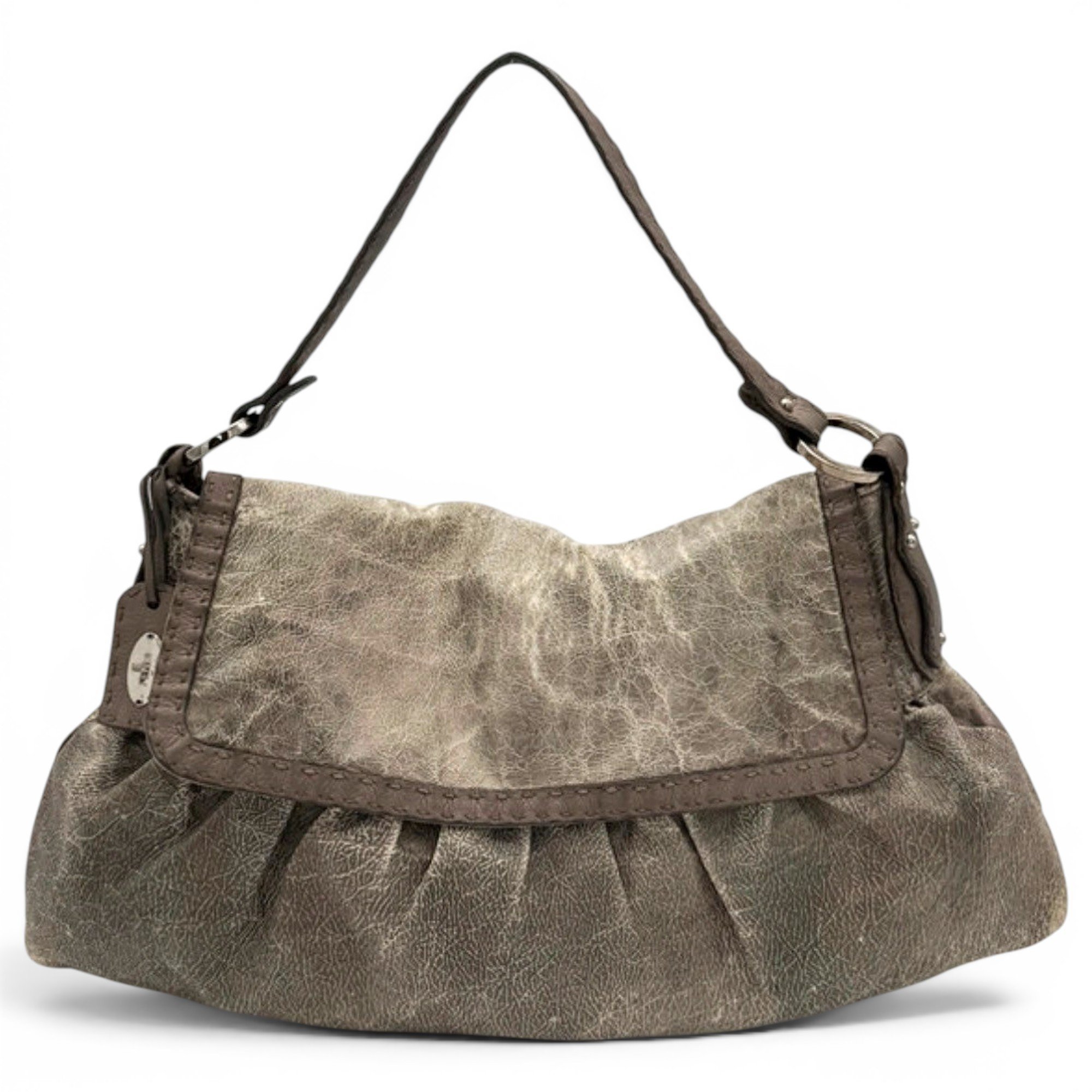 Fendi Chef patent leather handbag