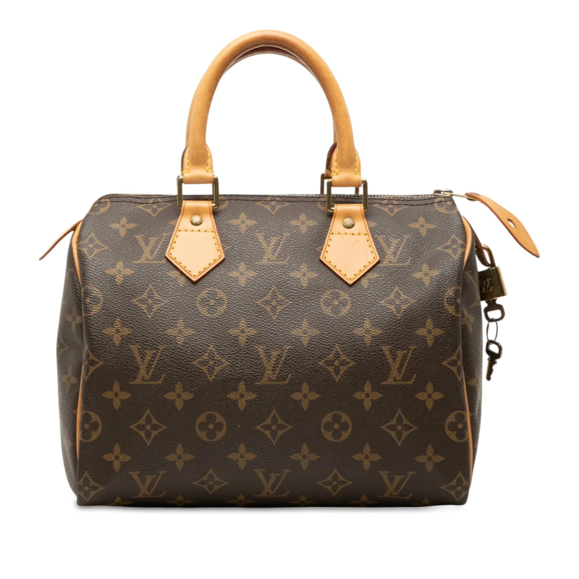 Speedy leather handbag