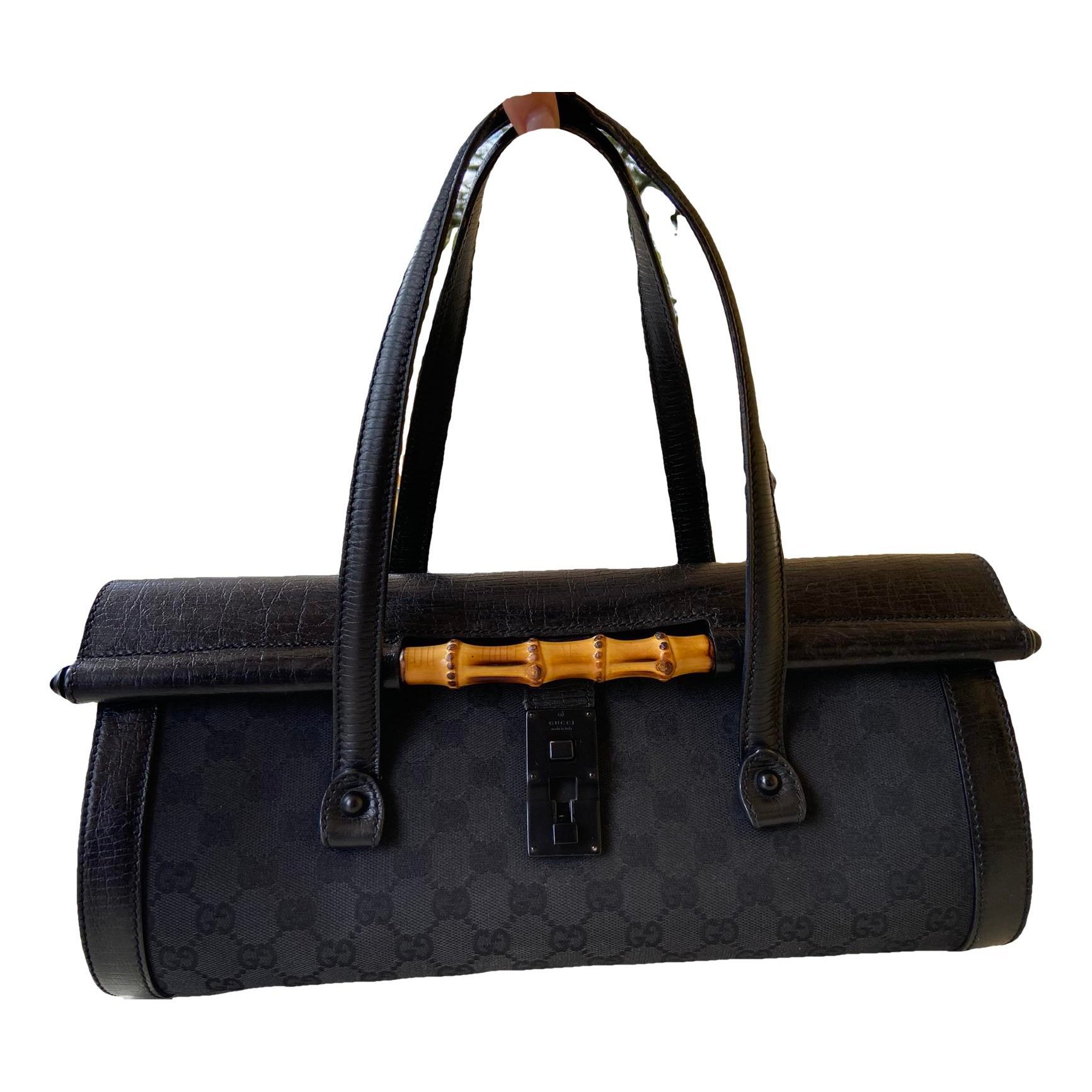 Bamboo Bullet leather handbag