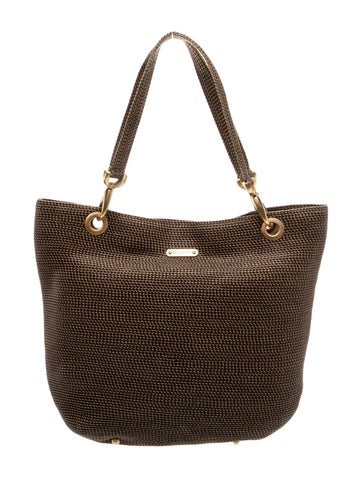 Raffia Bucket Bag