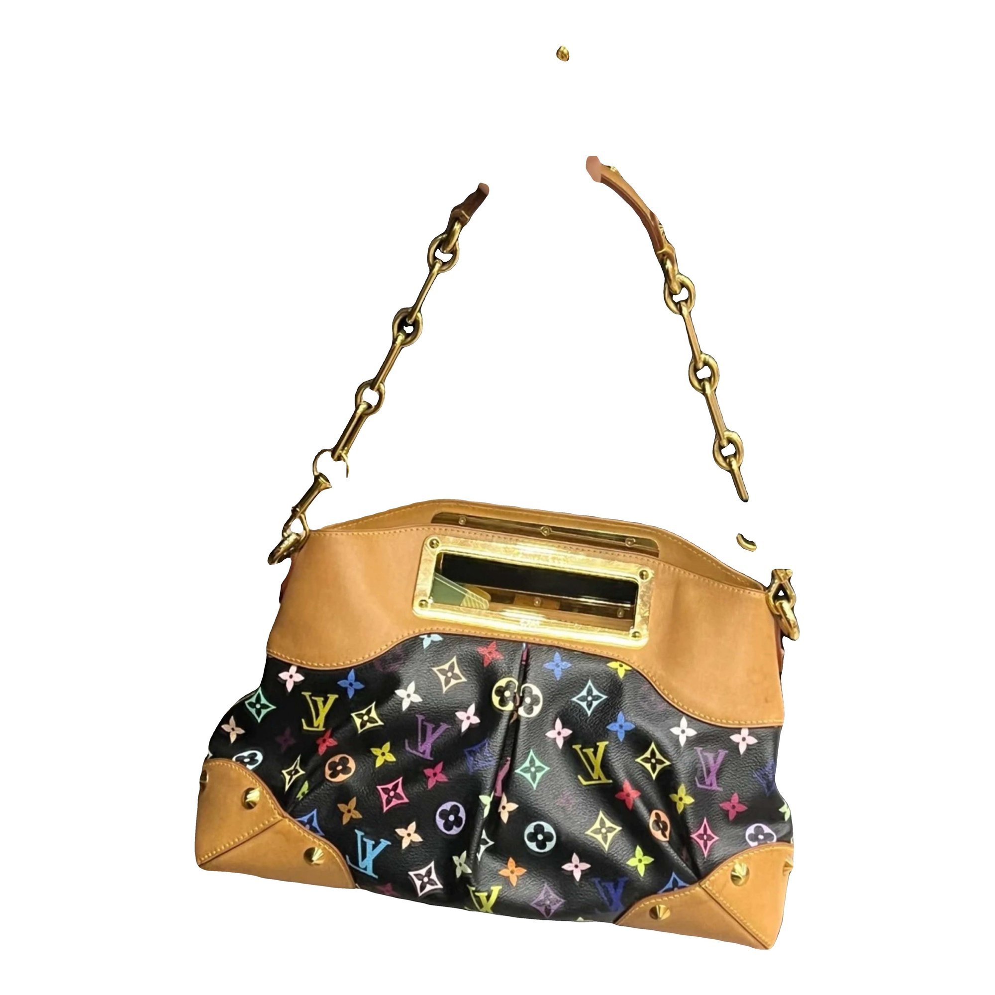 Patent leather handbag