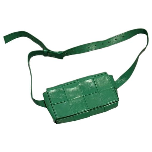 Cassette leather handbag
