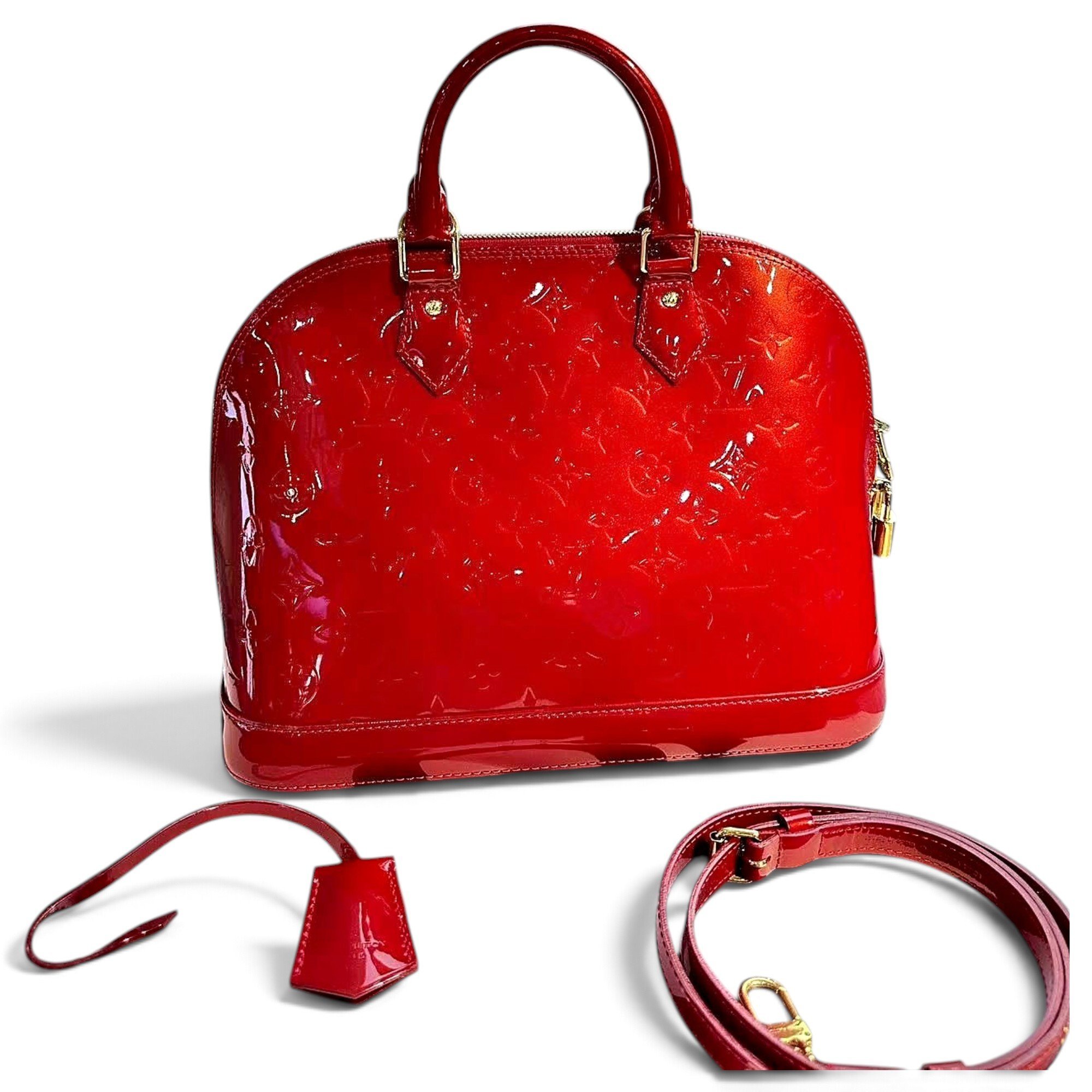Alma BB patent leather handbag