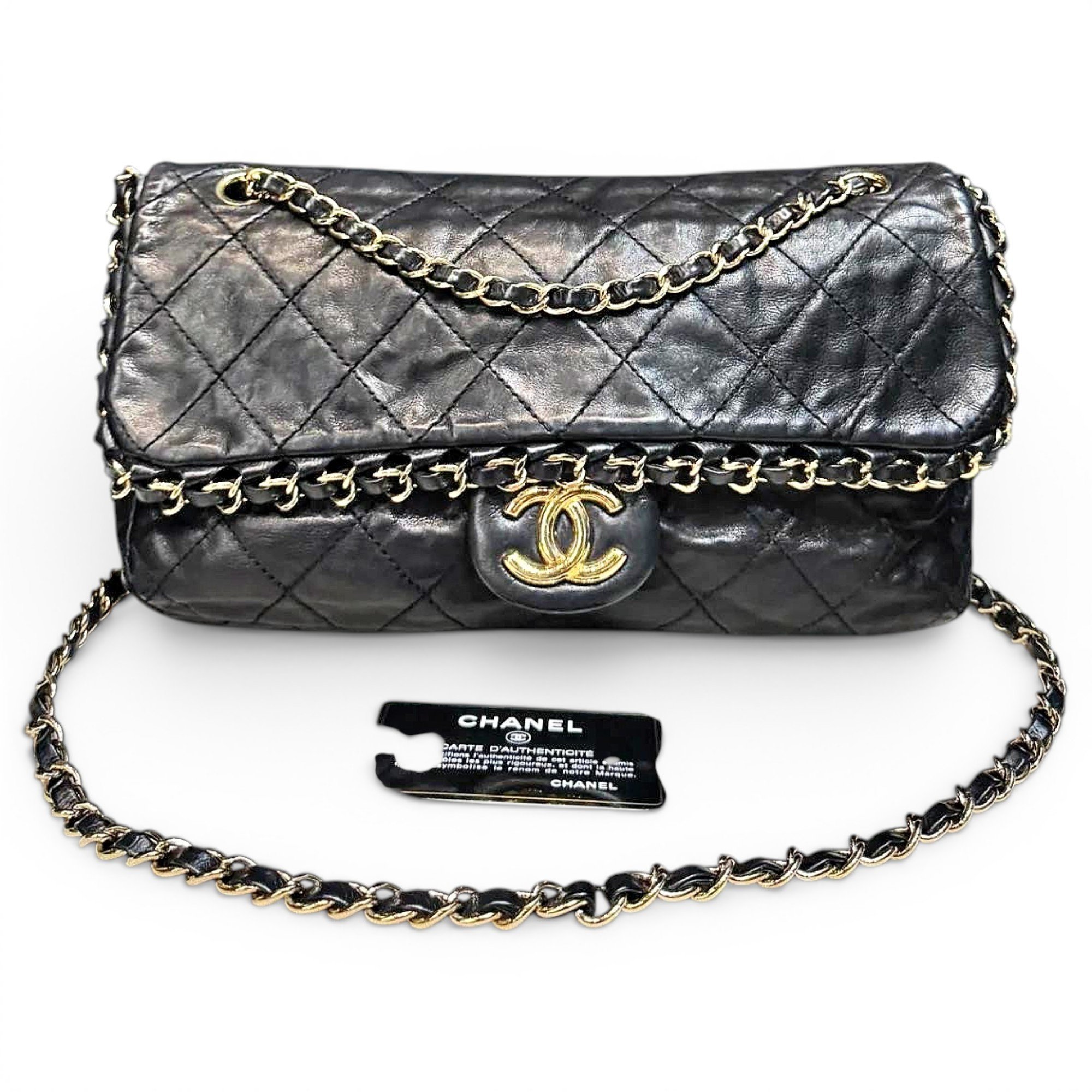 Leather handbag