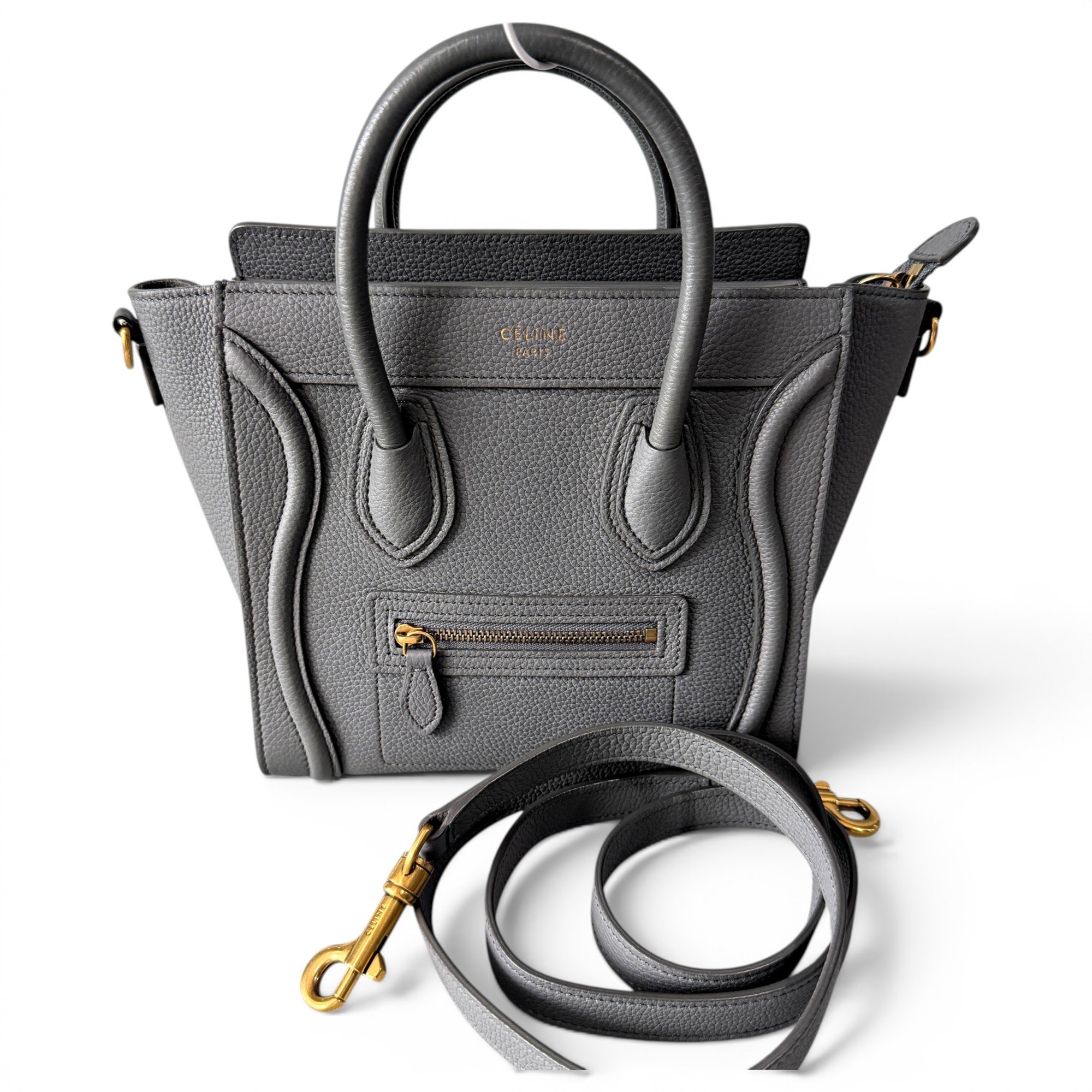 Nano Luggage leather handbag