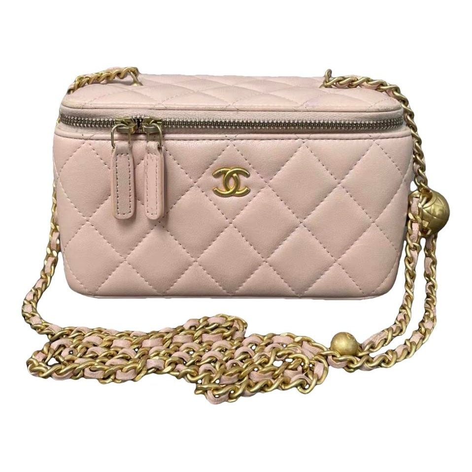 Trendy CC Vanity leather handbag