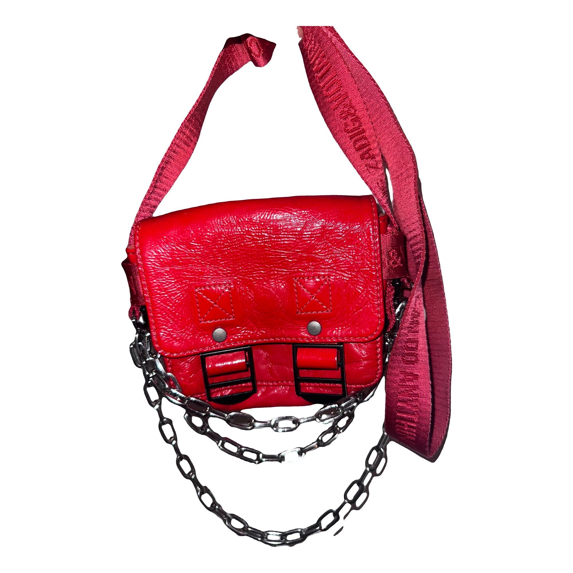 Patent leather crossbody bag