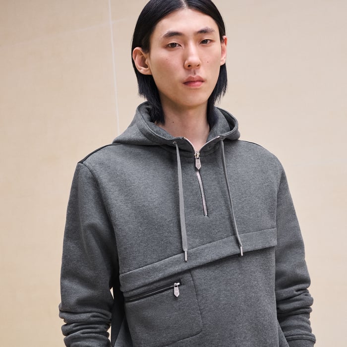 Anthracite Sport Capsule Hooded Sweater