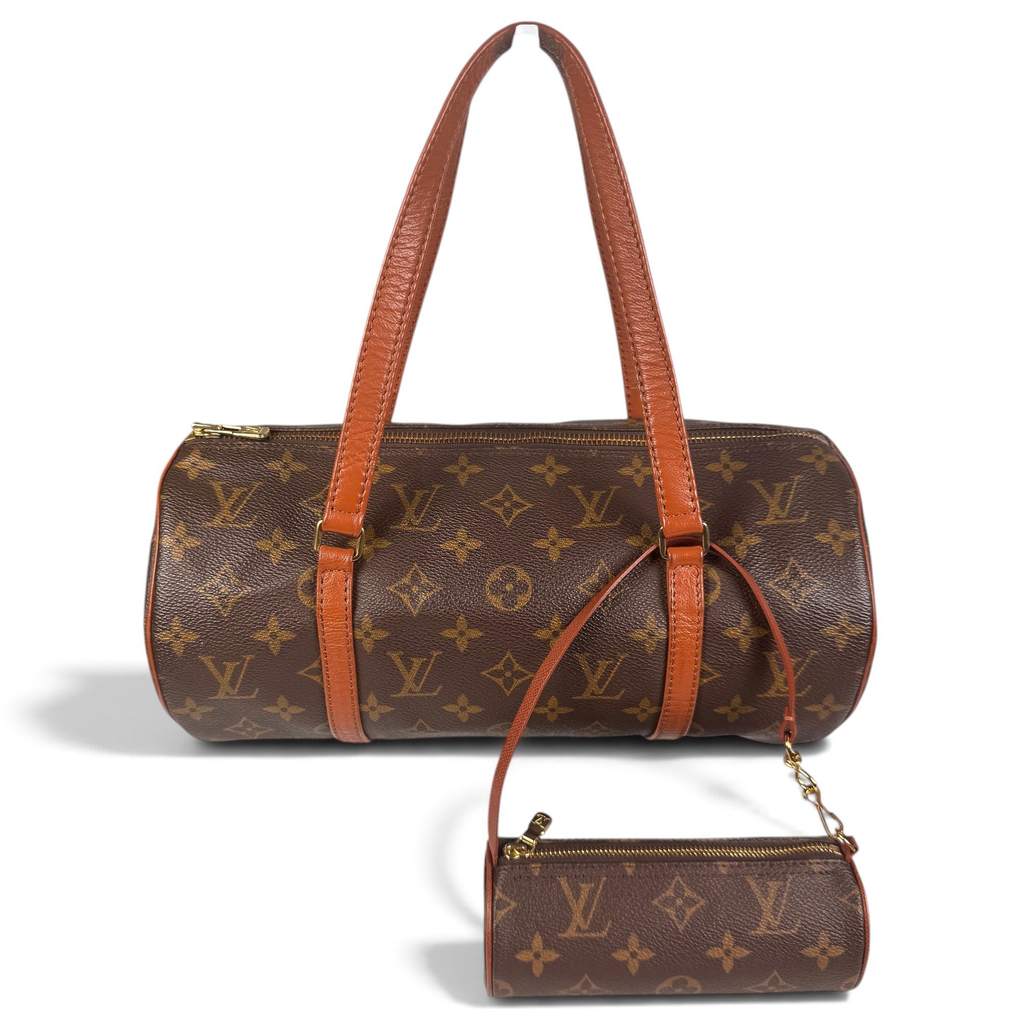 Papillon leather handbag
