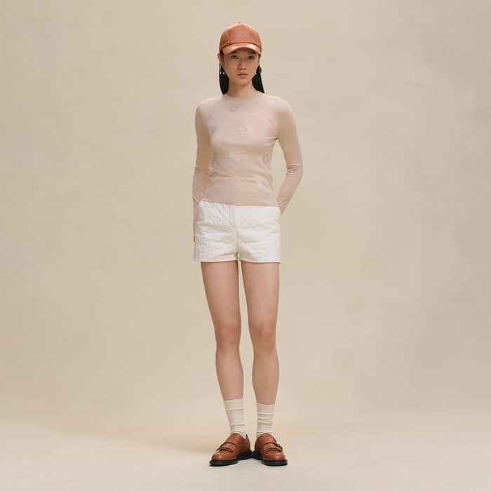 Blanc Cygne "Candy Libris" Light Long-sleeve Sweater