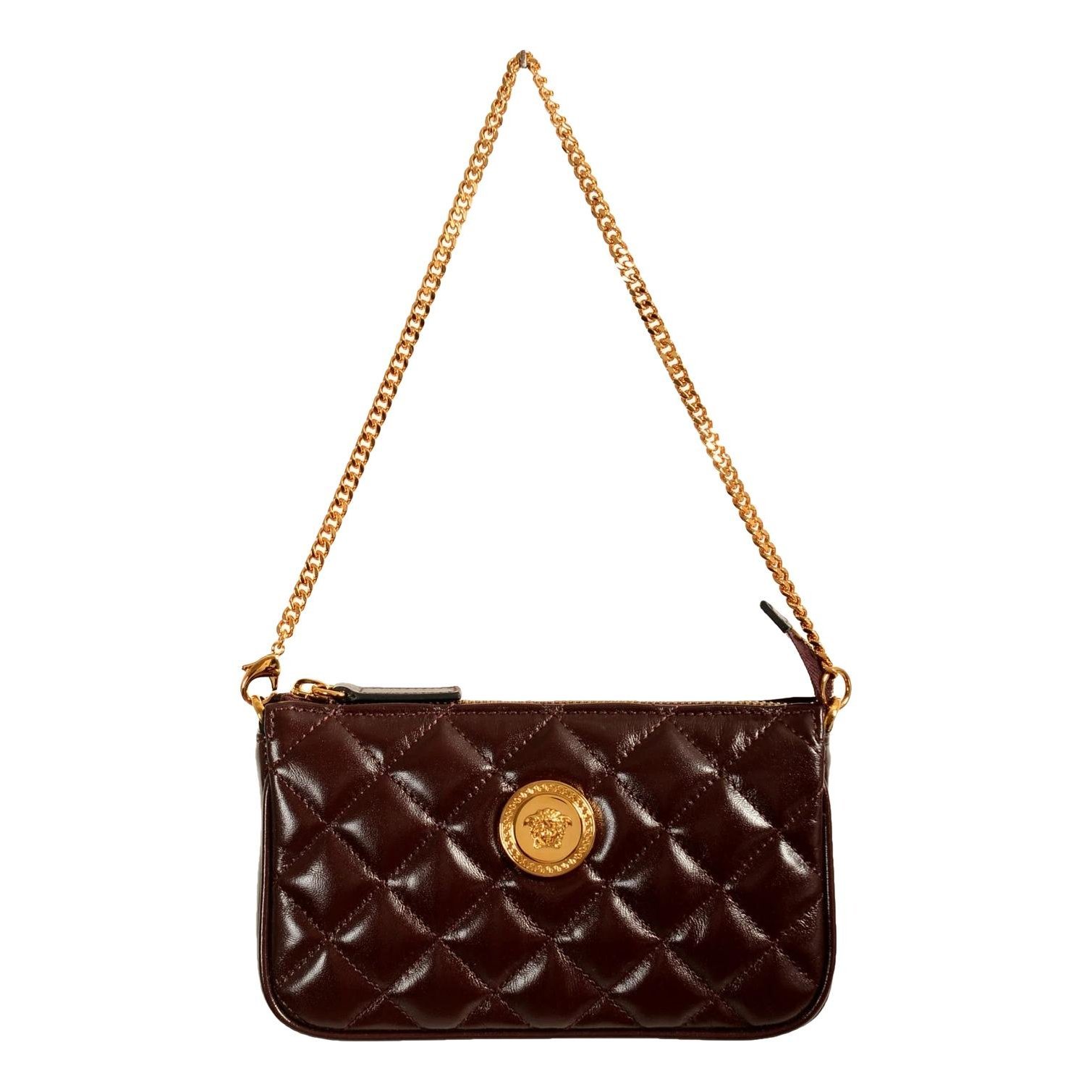 Versace La Medusa leather handbag