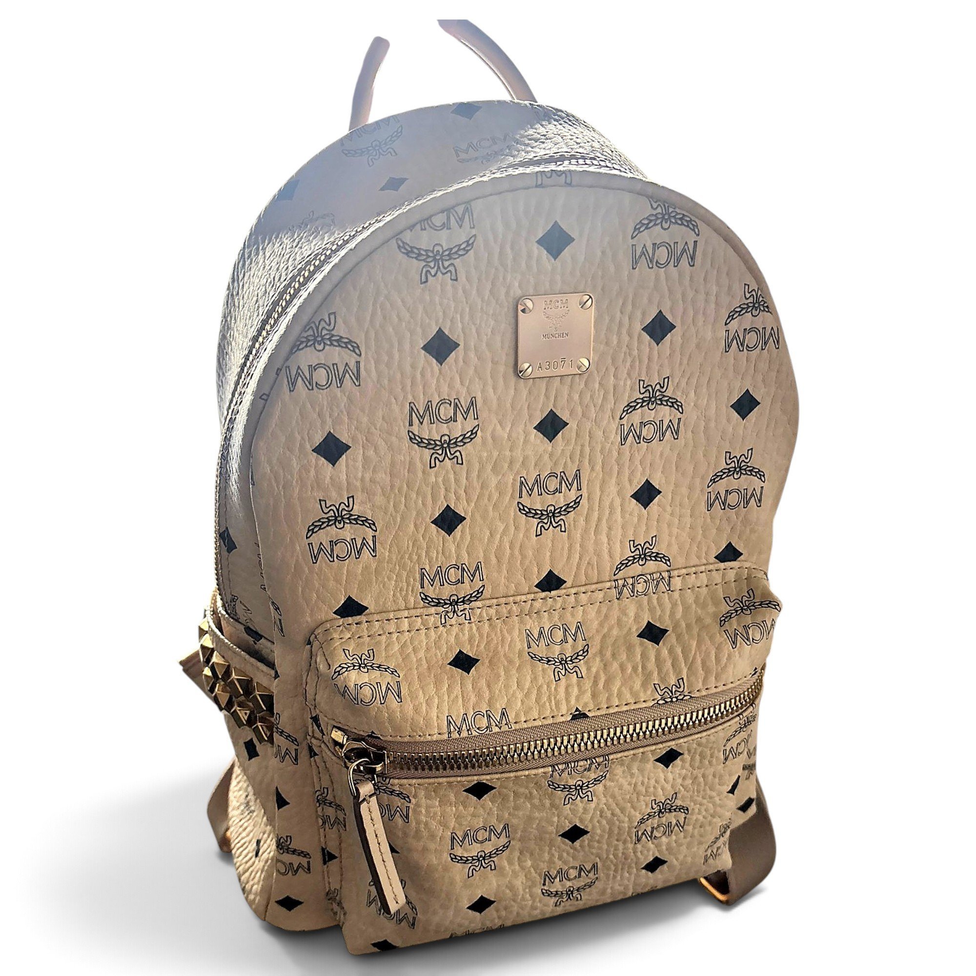 Stark vegan leather backpack