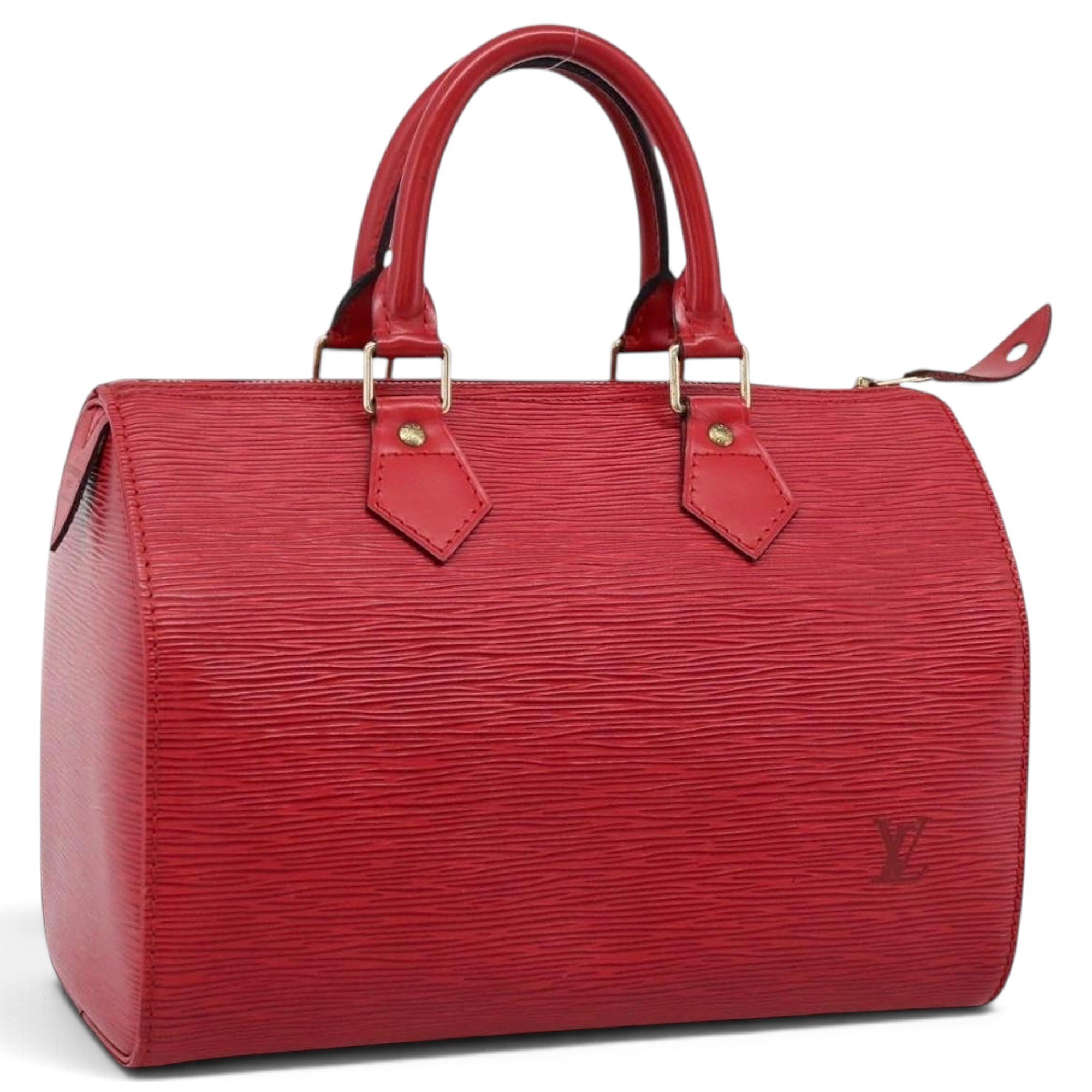 Speedy leather bowling bag