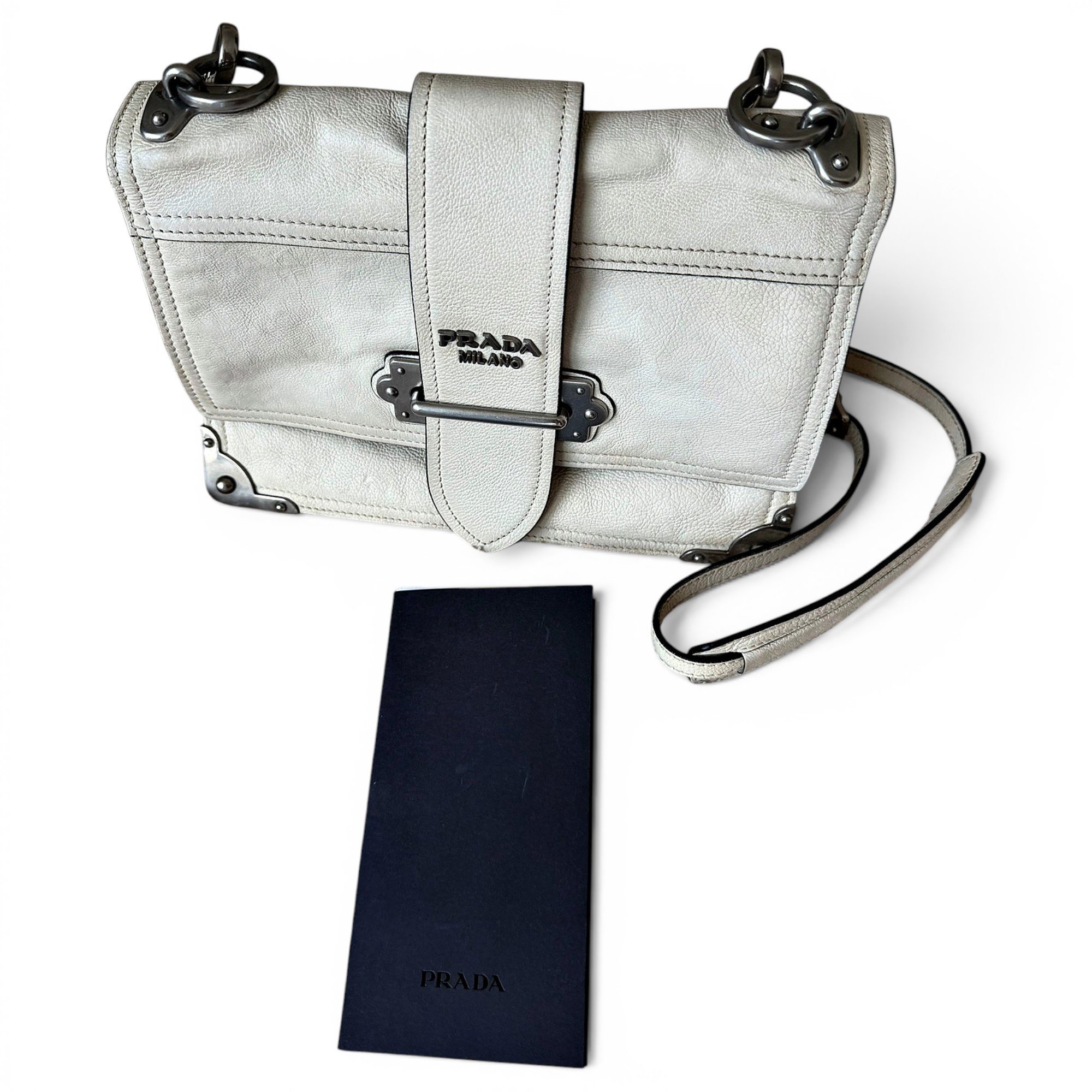 Cahier leather crossbody bag