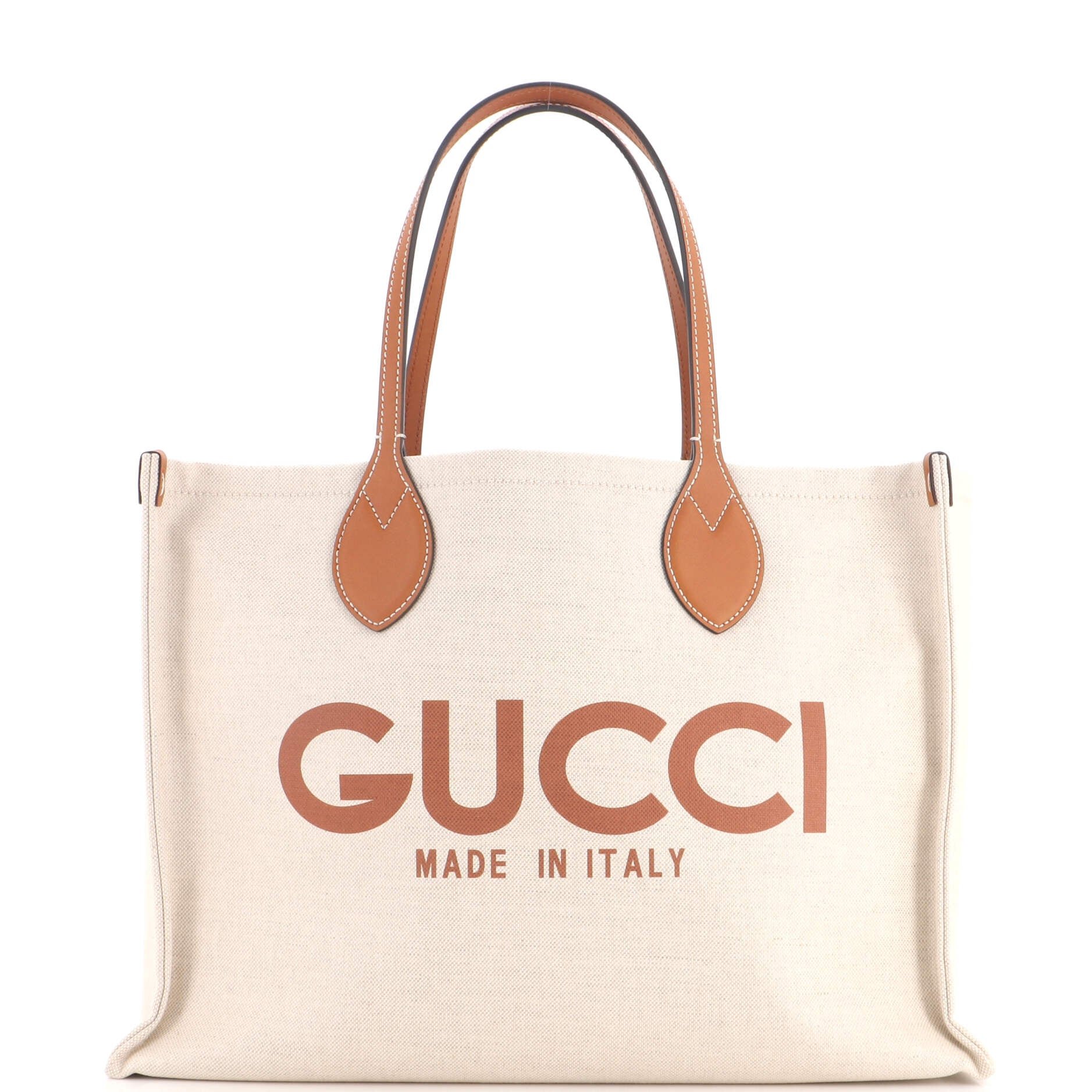 Logo Shopper Tote Printed Canvas Medium