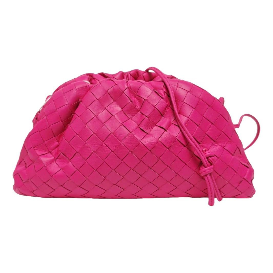 Pouch leather handbag