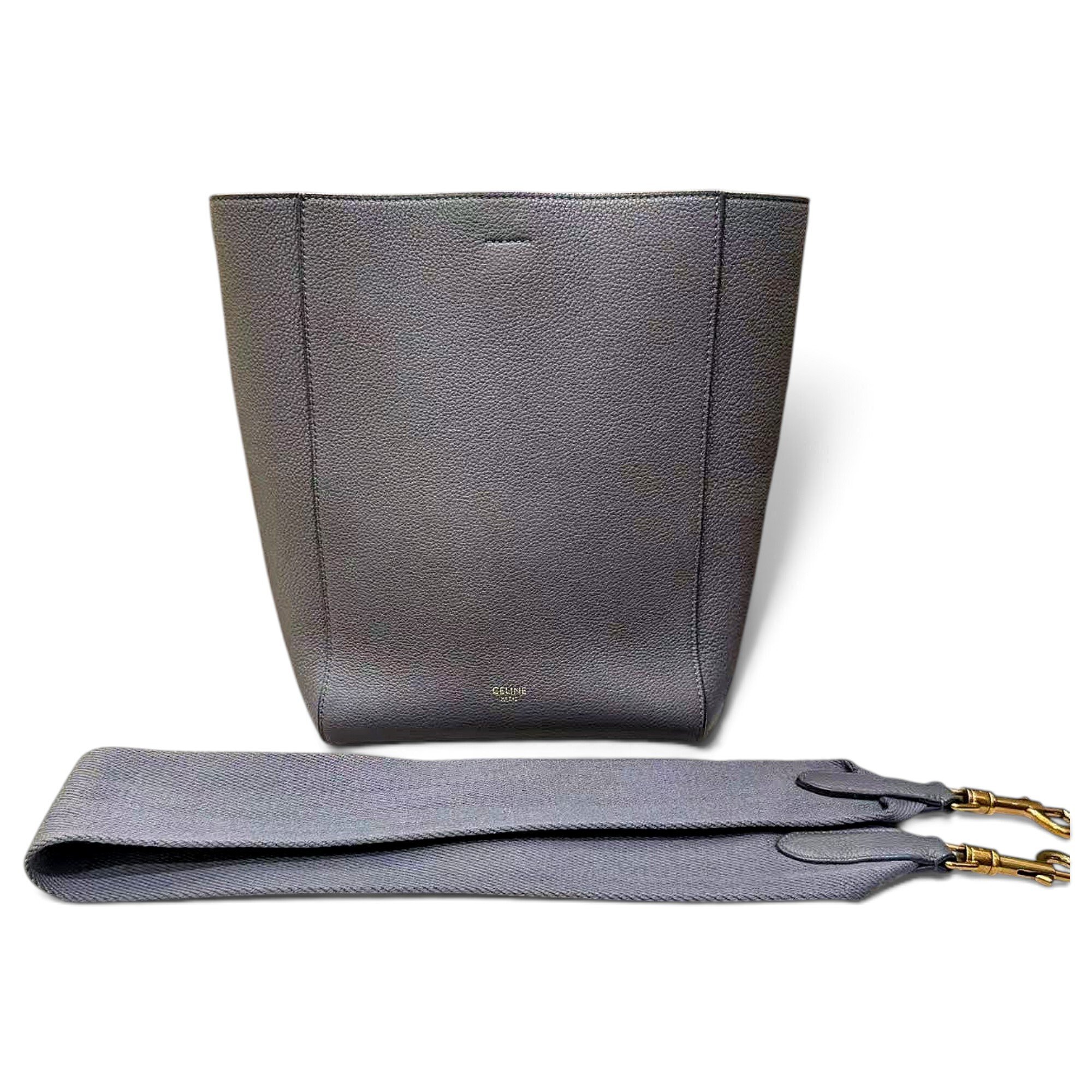 Seau Sangle leather handbag