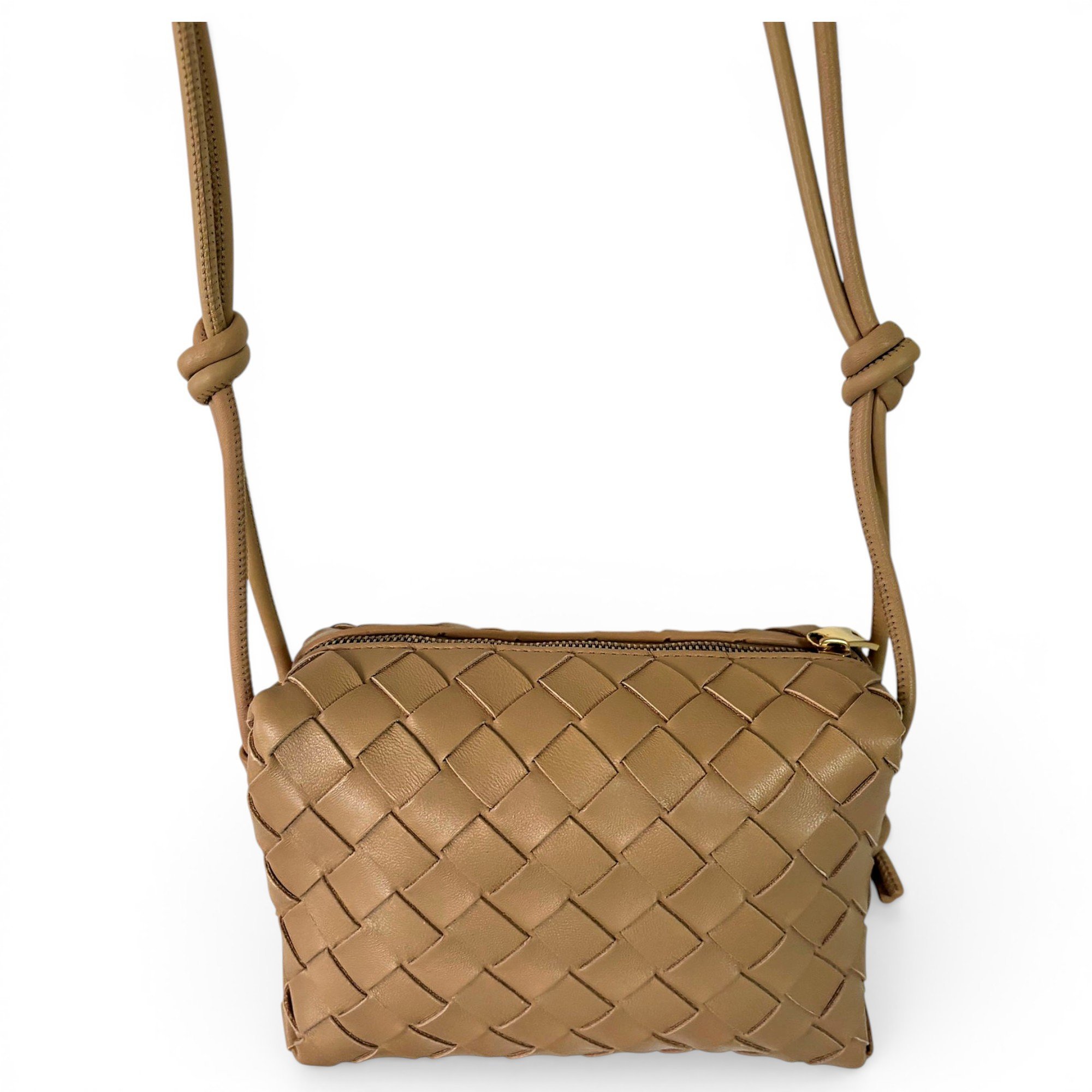 Loop leather crossbody bag