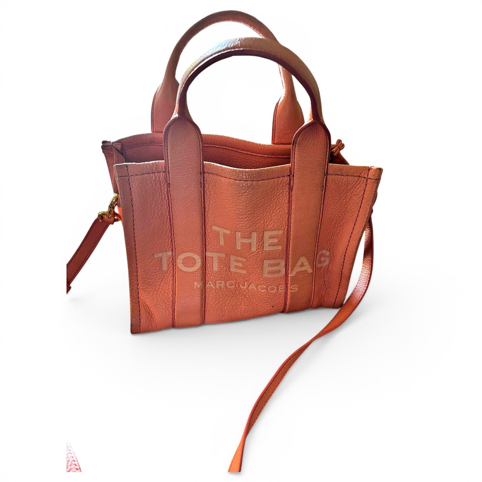 The Tag Tote leather tote