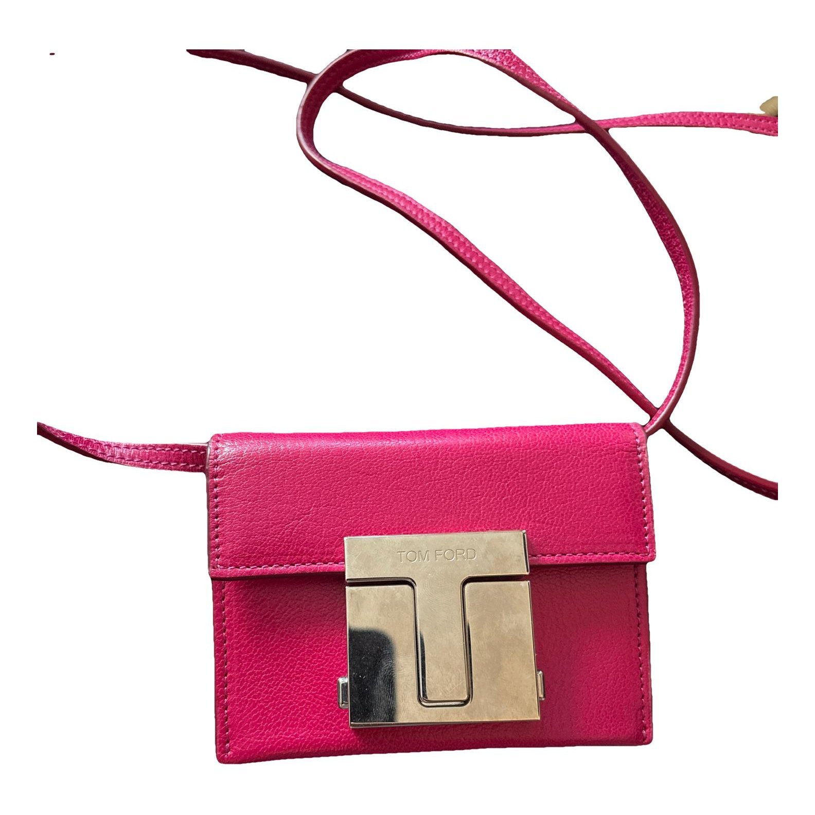 Tom Ford Natalia leather clutch bag