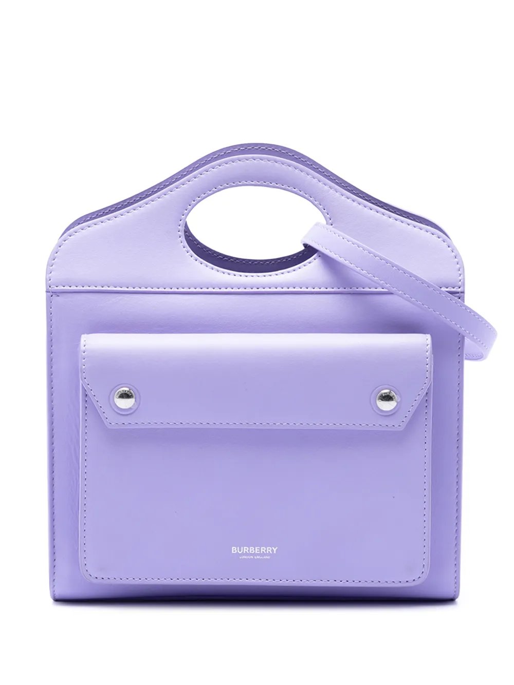 2018-2023 Mini Leather Pocket Tote satchel