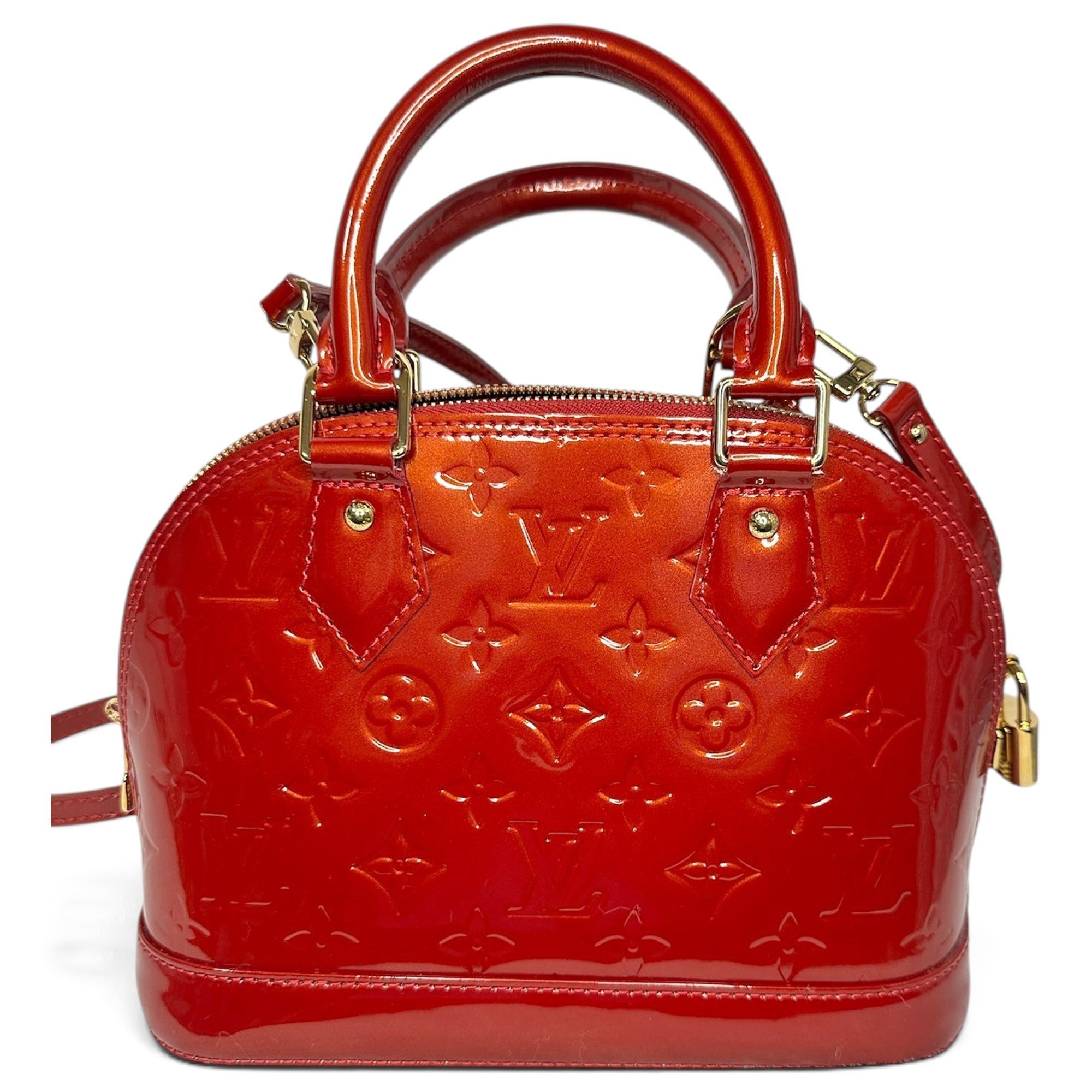 Alma BB patent leather mini bag