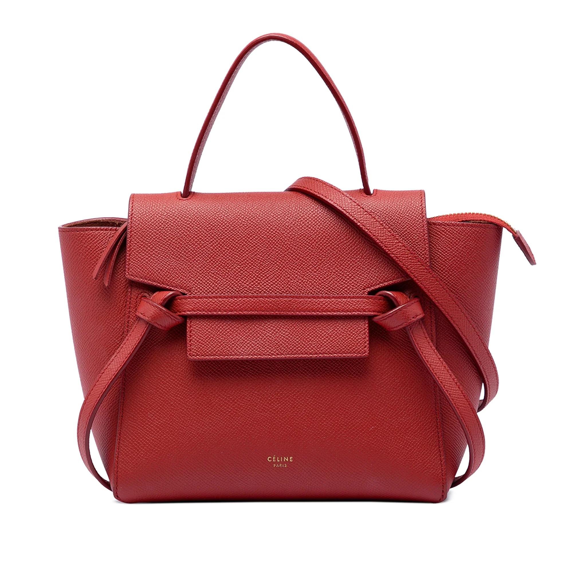 Belt pony-style calfskin handbag