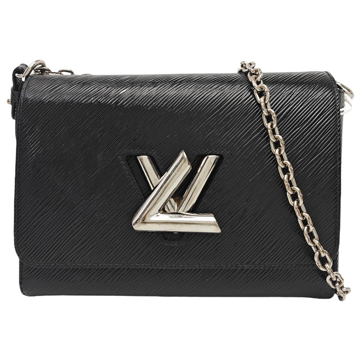 Twist leather crossbody bag