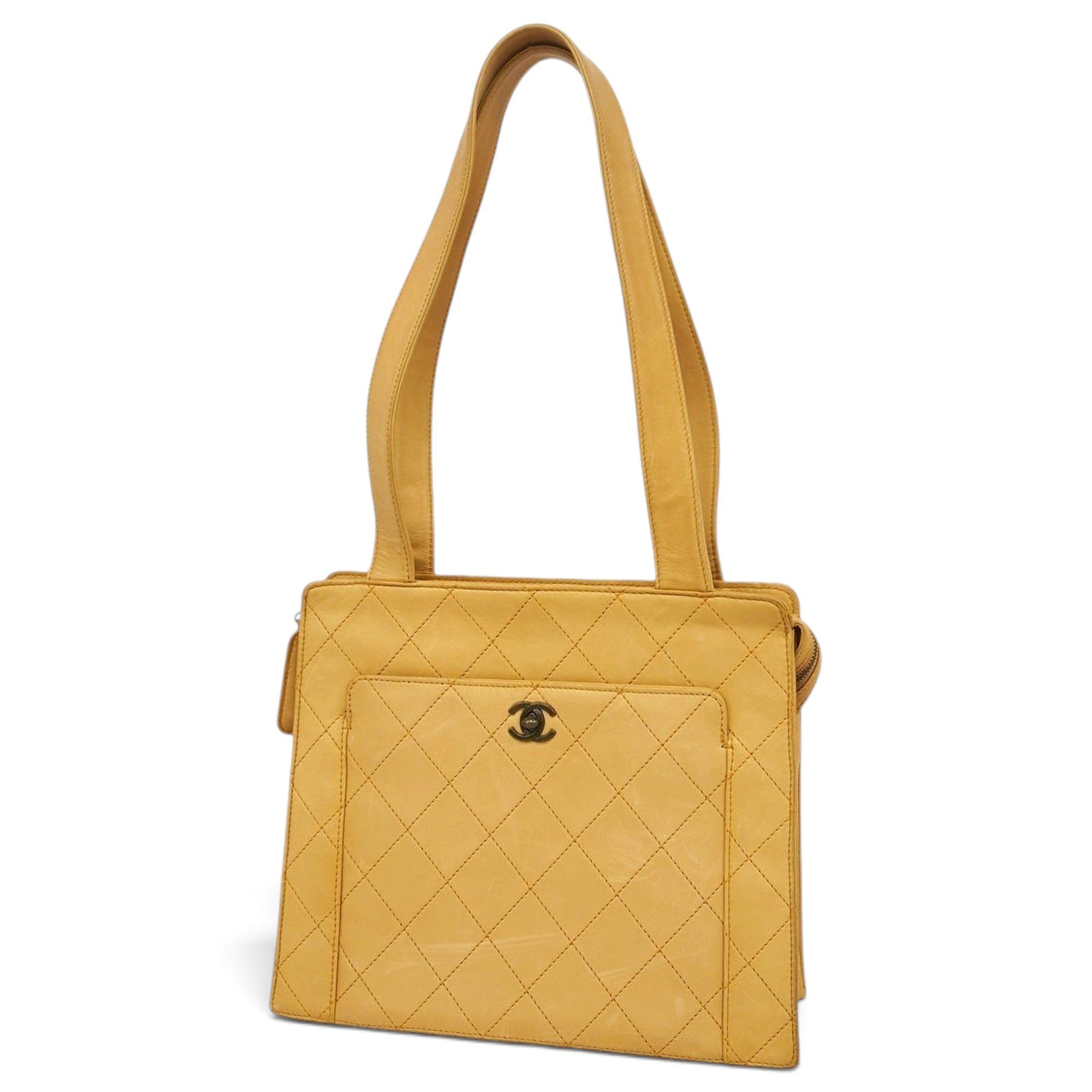 Leather tote