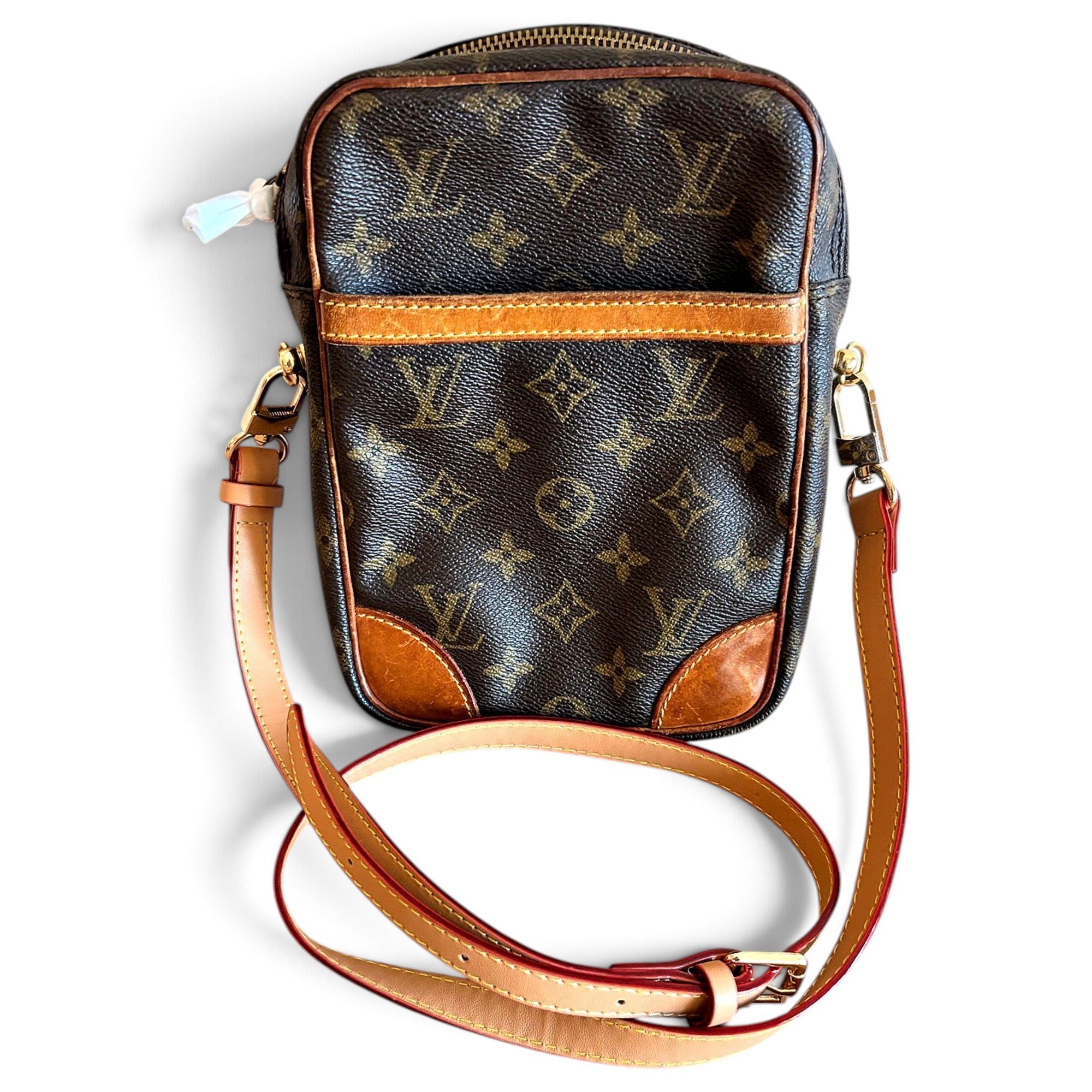 Danube leather crossbody bag