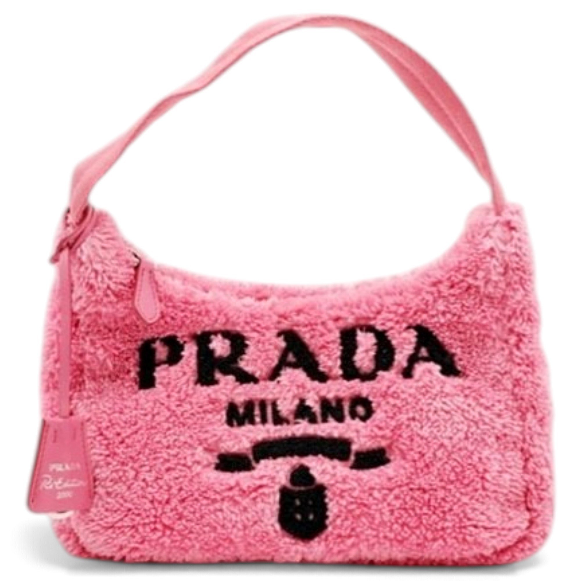 Re-Edition 2000 faux fur handbag