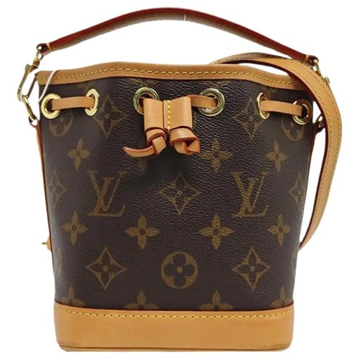Nano Noé leather handbag