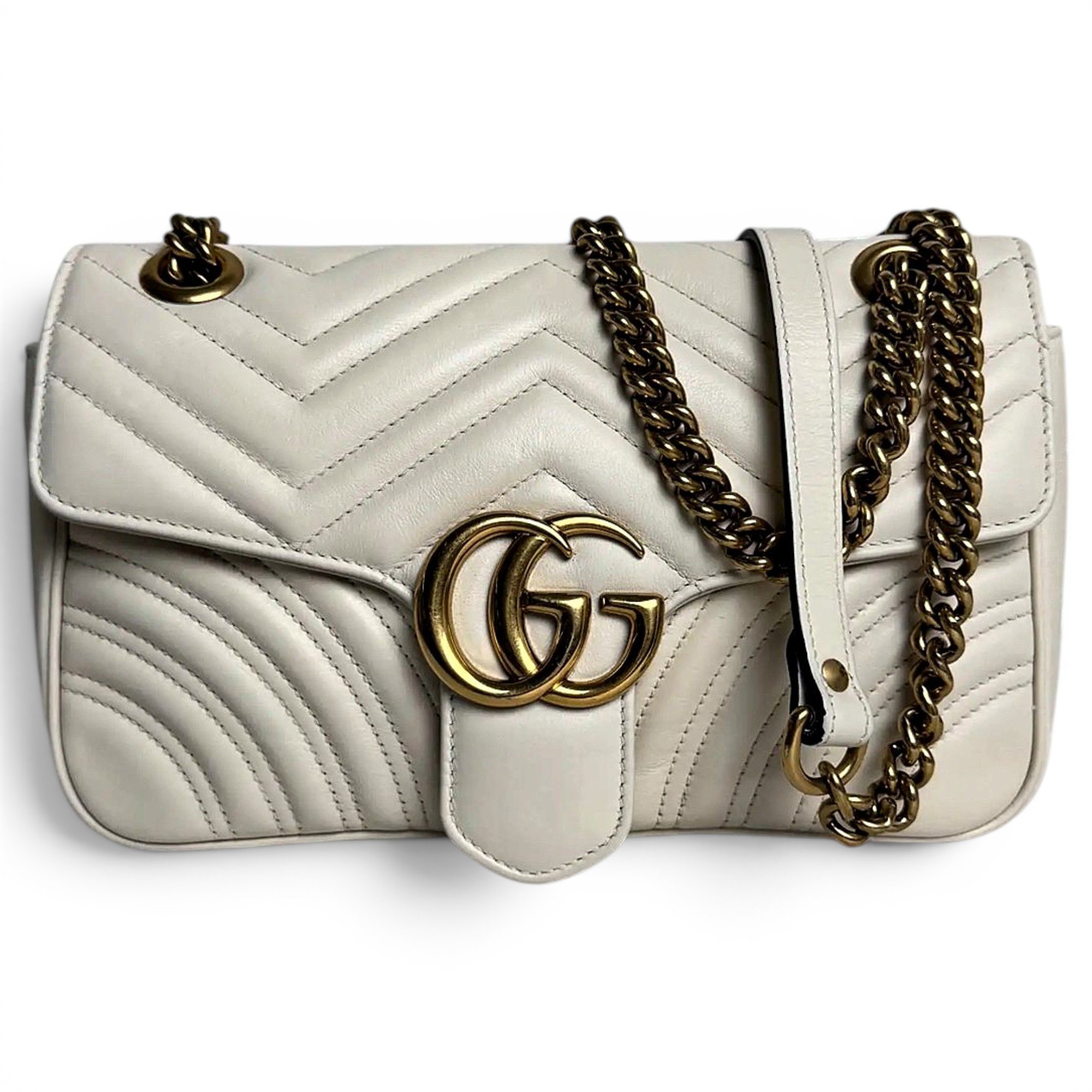 GG Marmont Flap leather crossbody bag