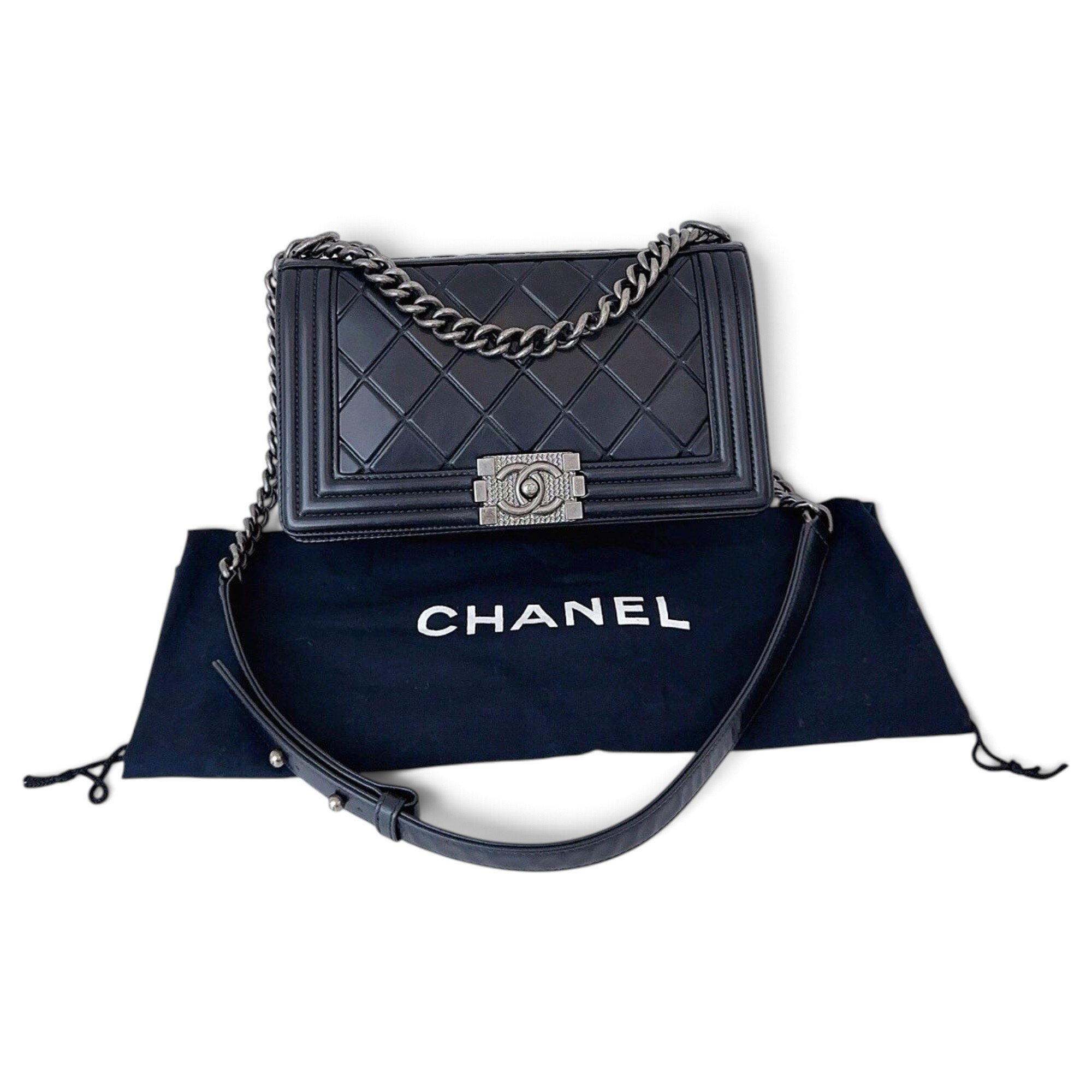 Boy leather crossbody bag