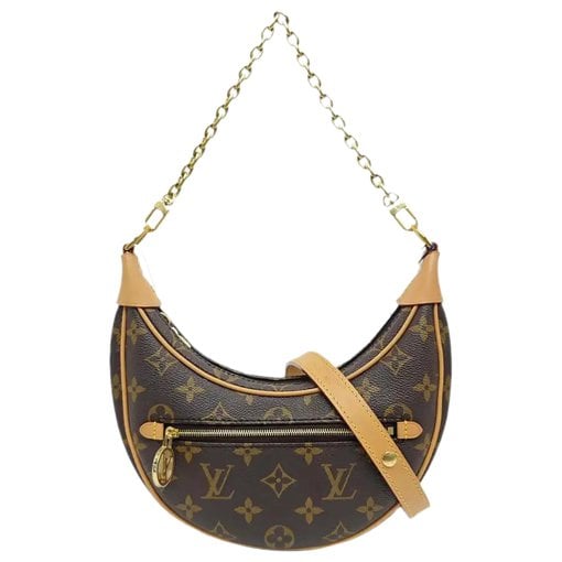 Loop leather crossbody bag
