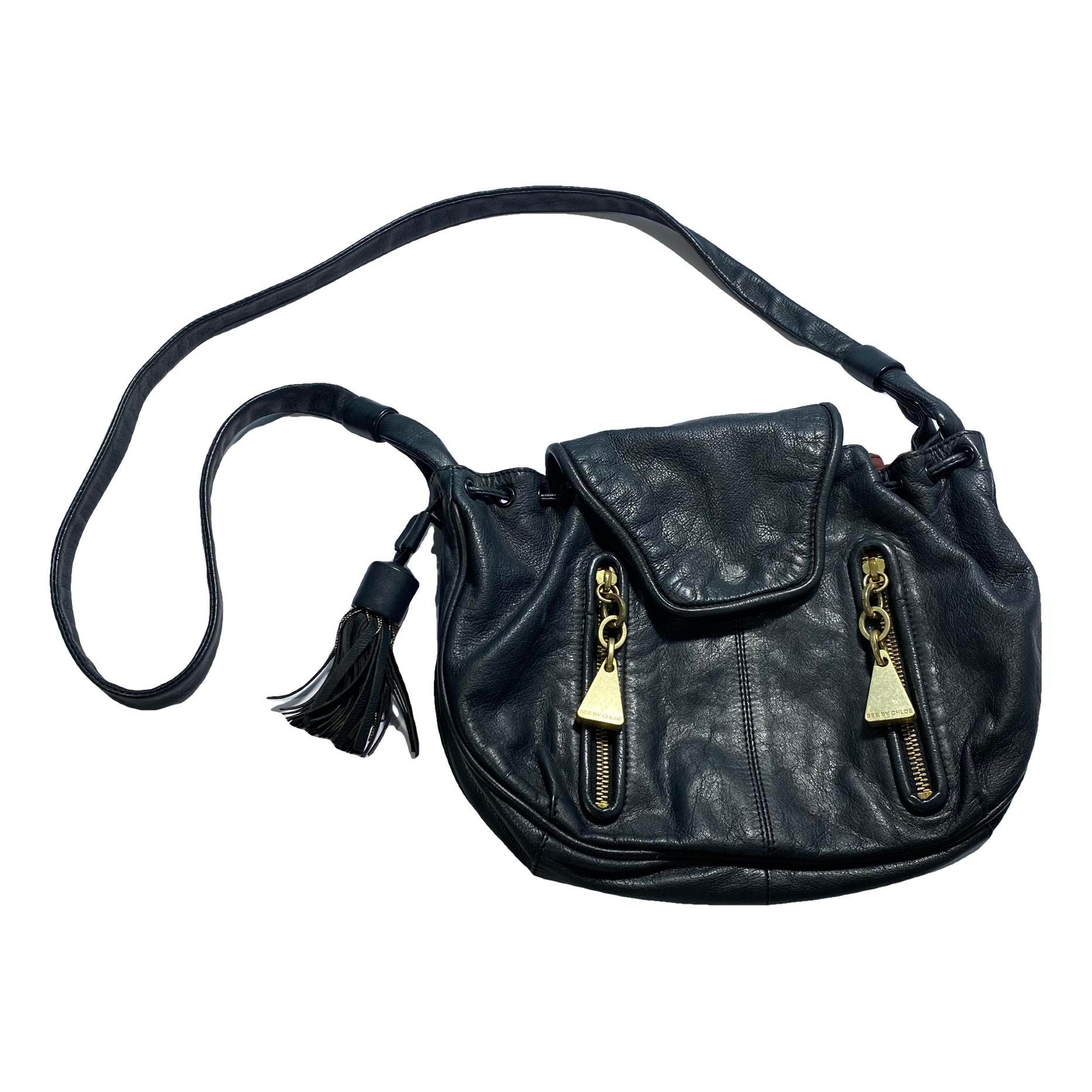 Leather handbag