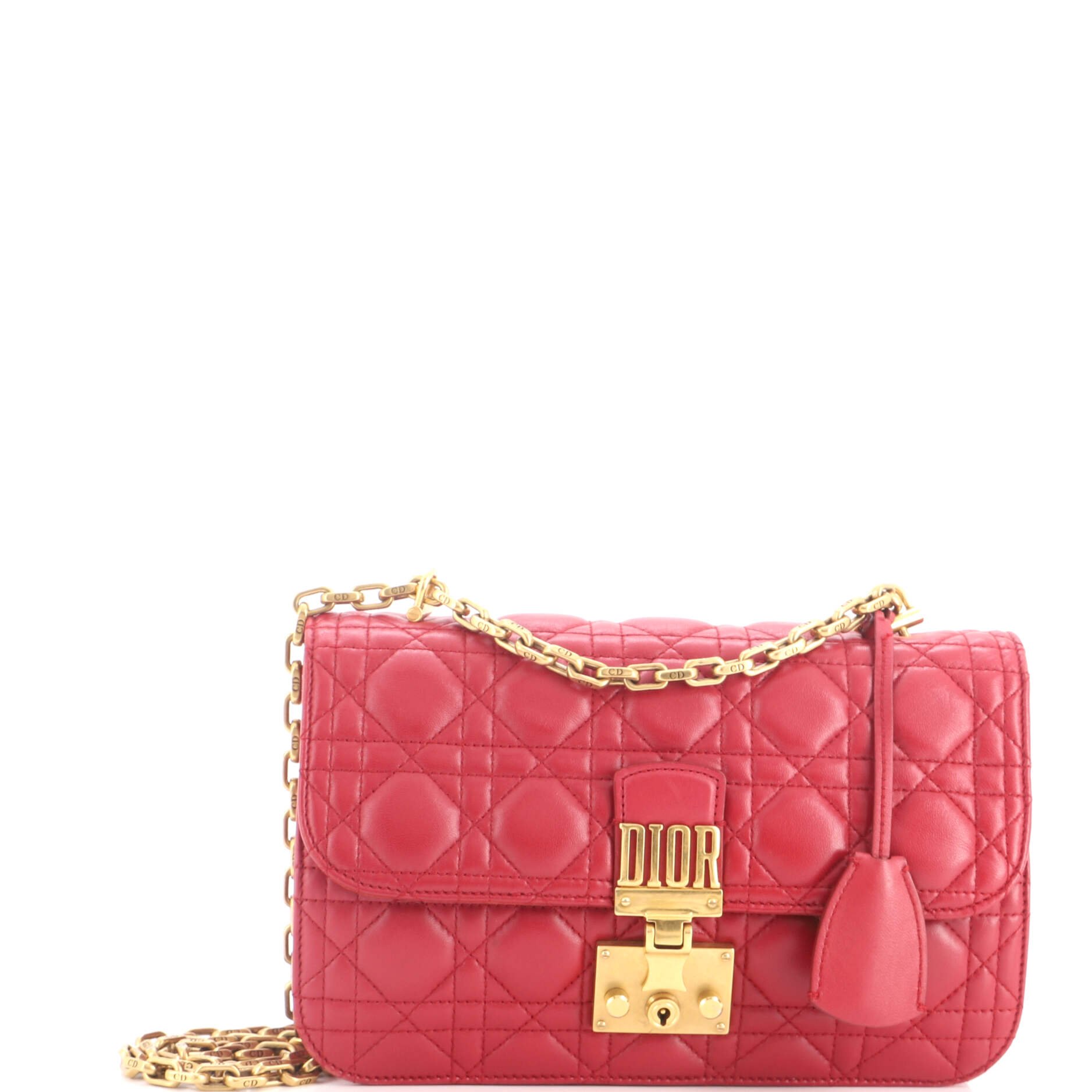 Dioraddict Flap Bag Cannage Quilt Lambskin Medium