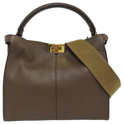 Peekaboo leather handbag