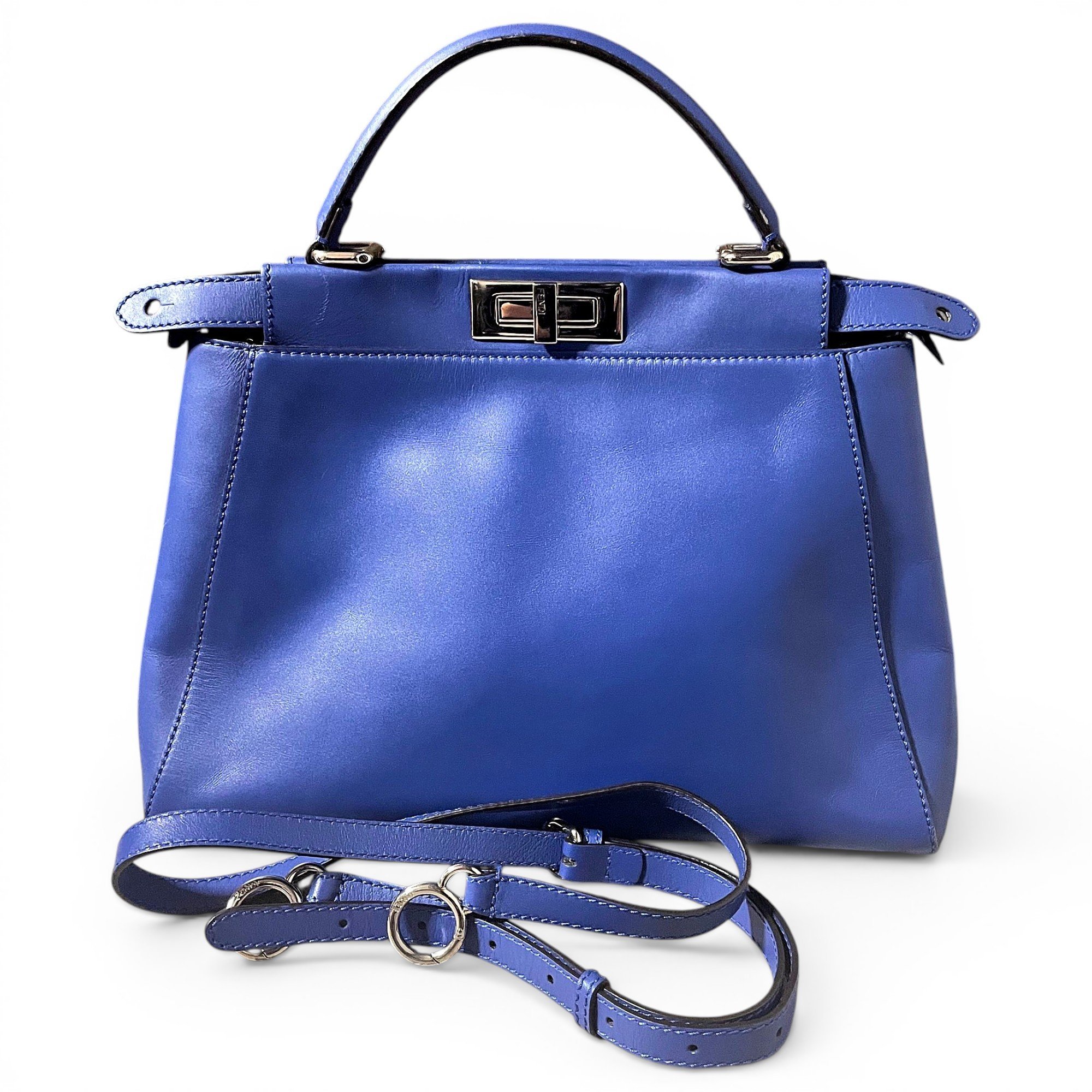 Peekaboo leather handbag
