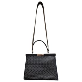 Alaia Black Leather Alaia Handbag
