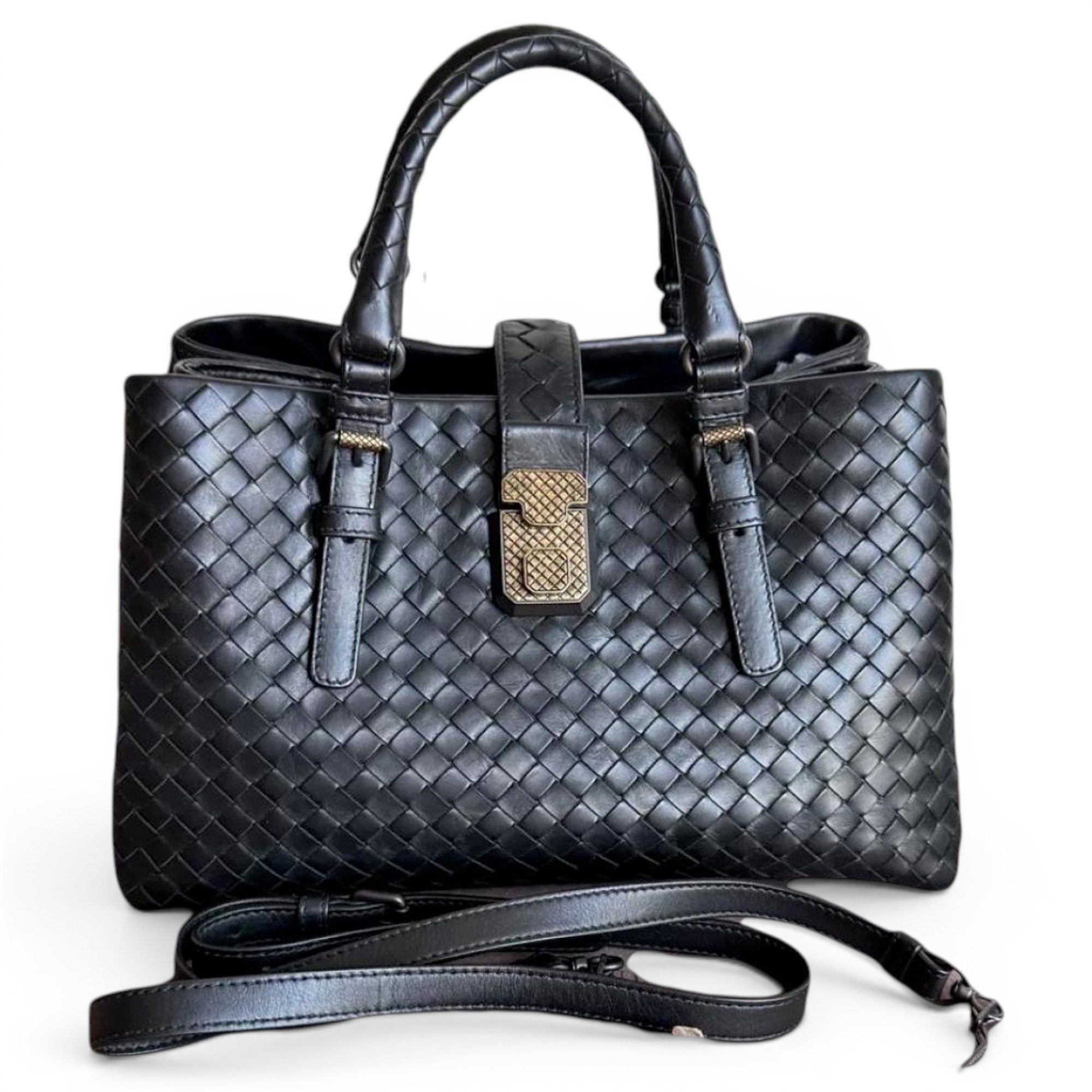 Bottega Veneta Roma leather handbag