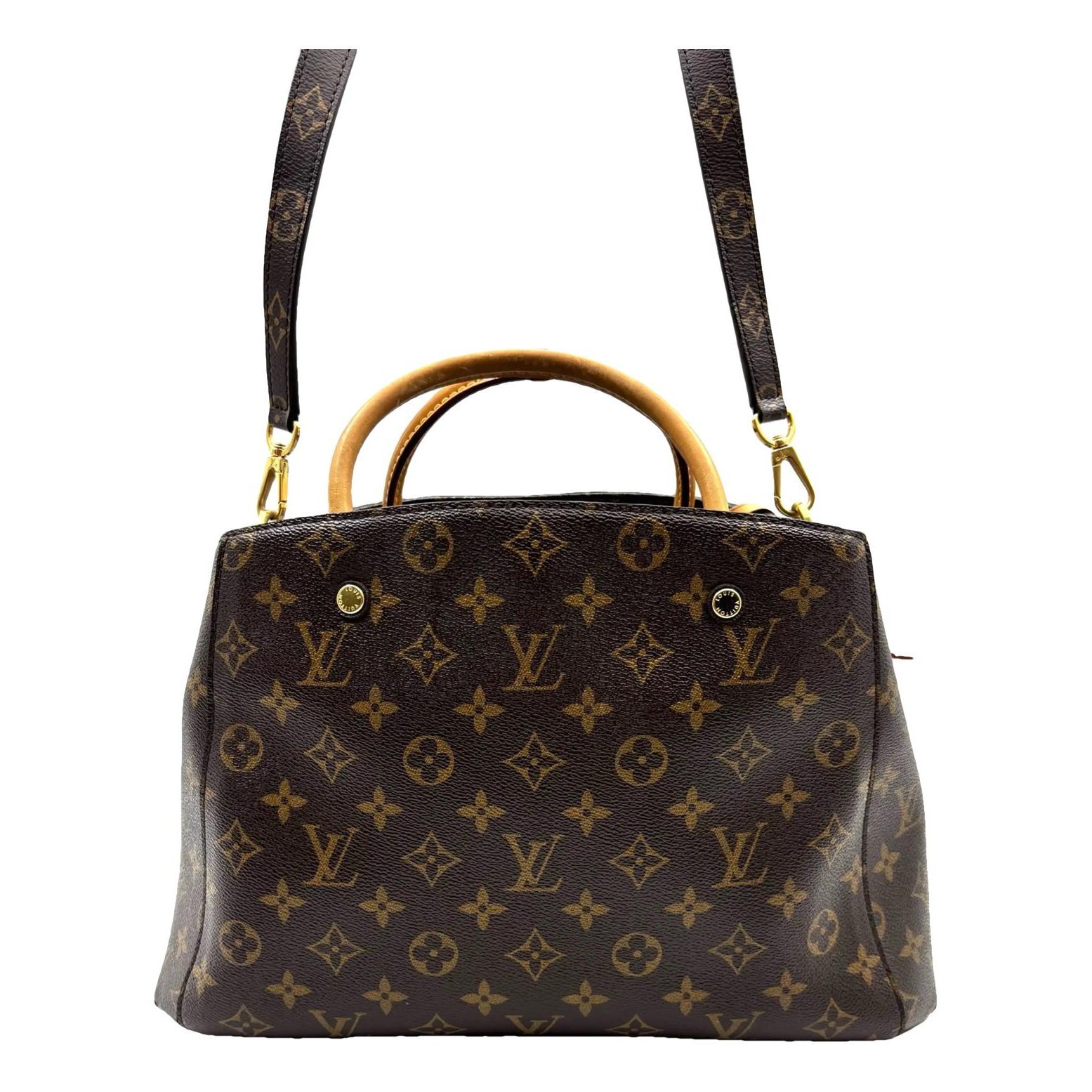 Montaigne vinyl handbag
