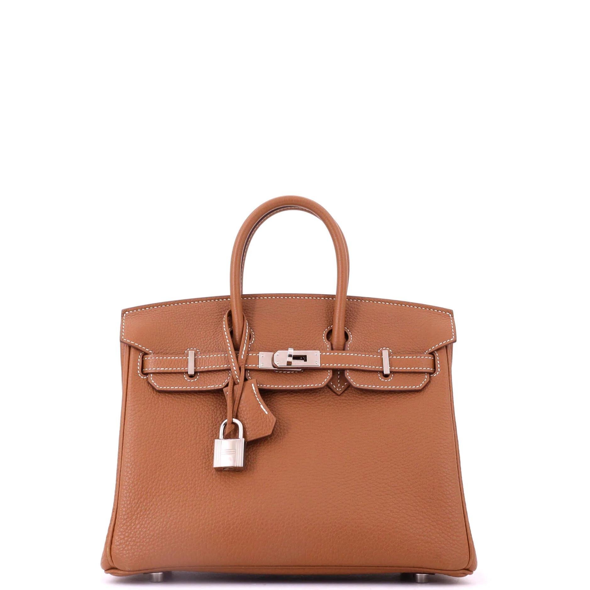 Birkin 25 leather tote