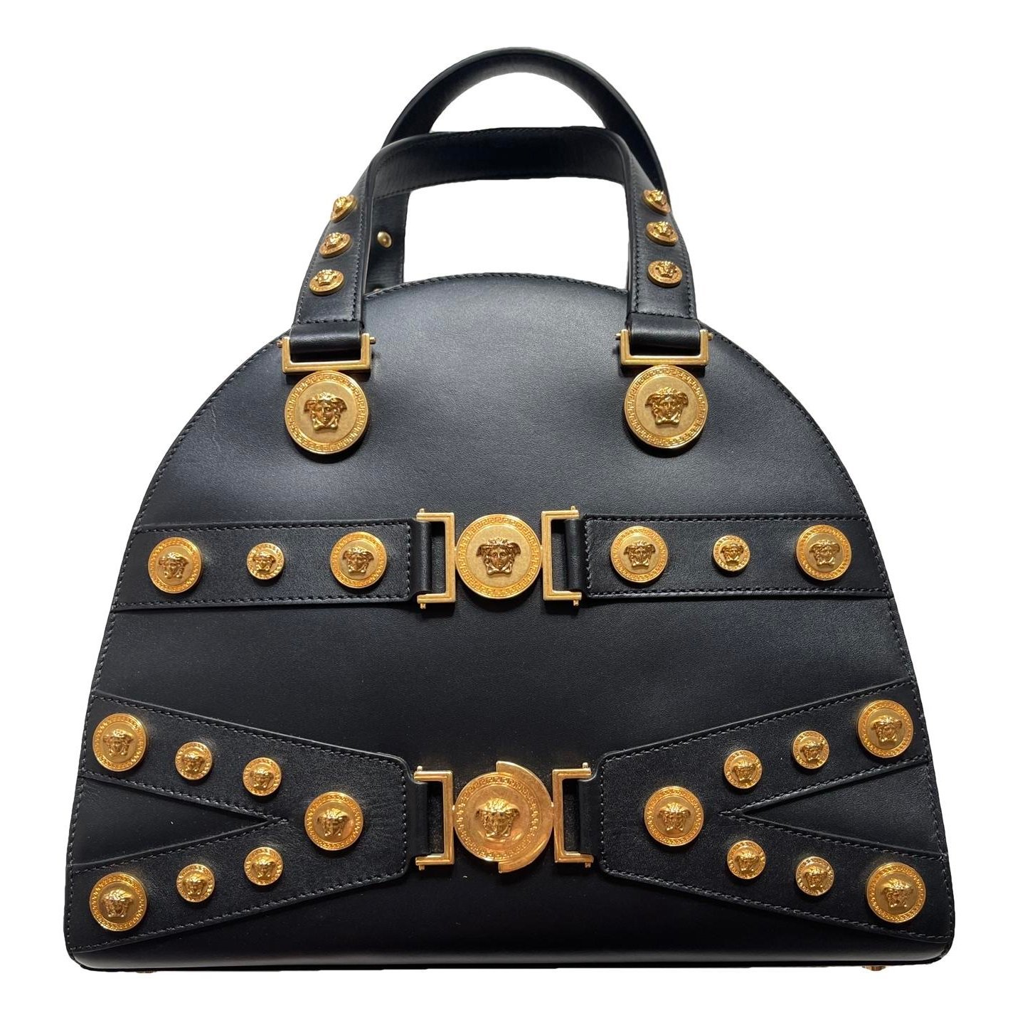 Leather bowling bag
