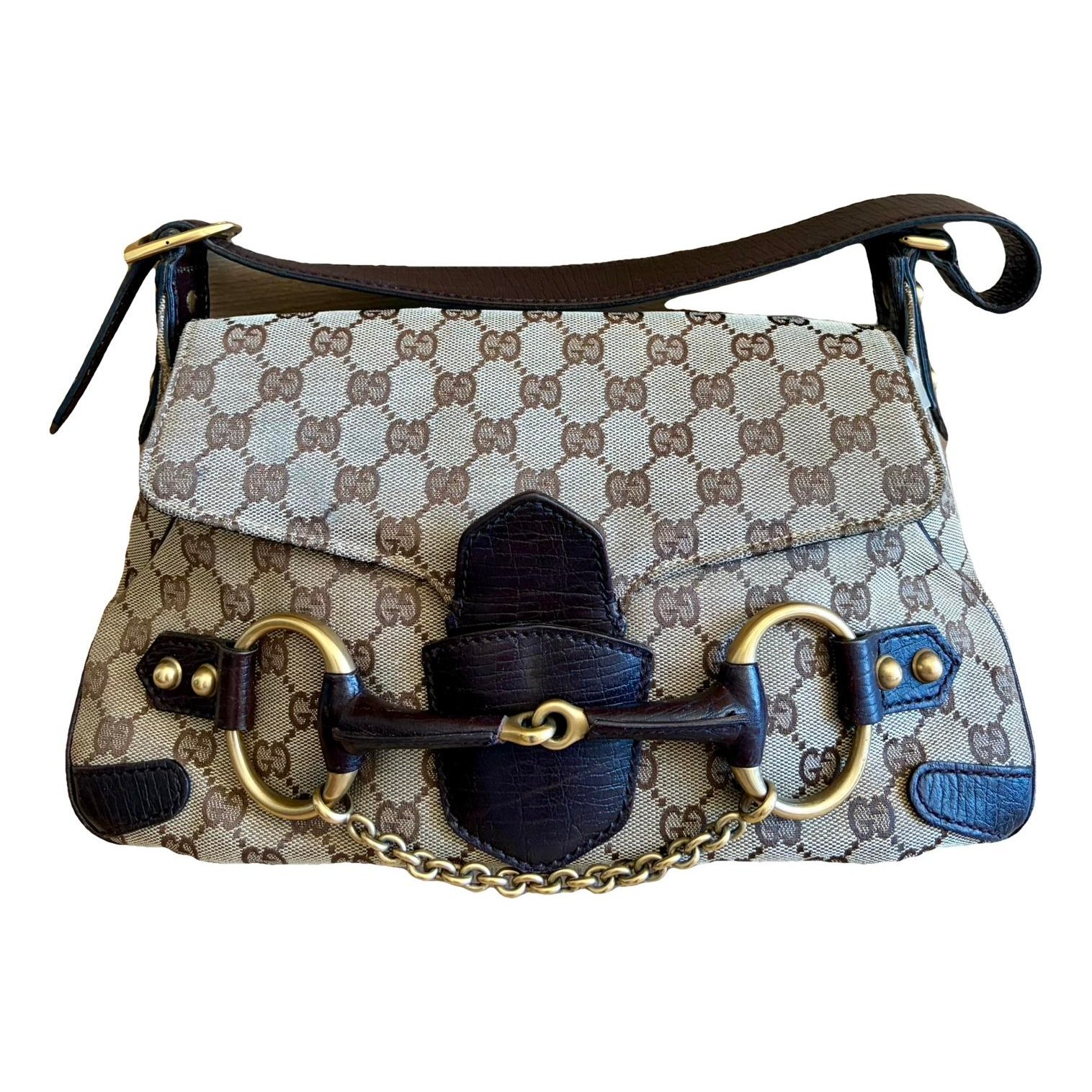 Horsebit Chain cloth handbag